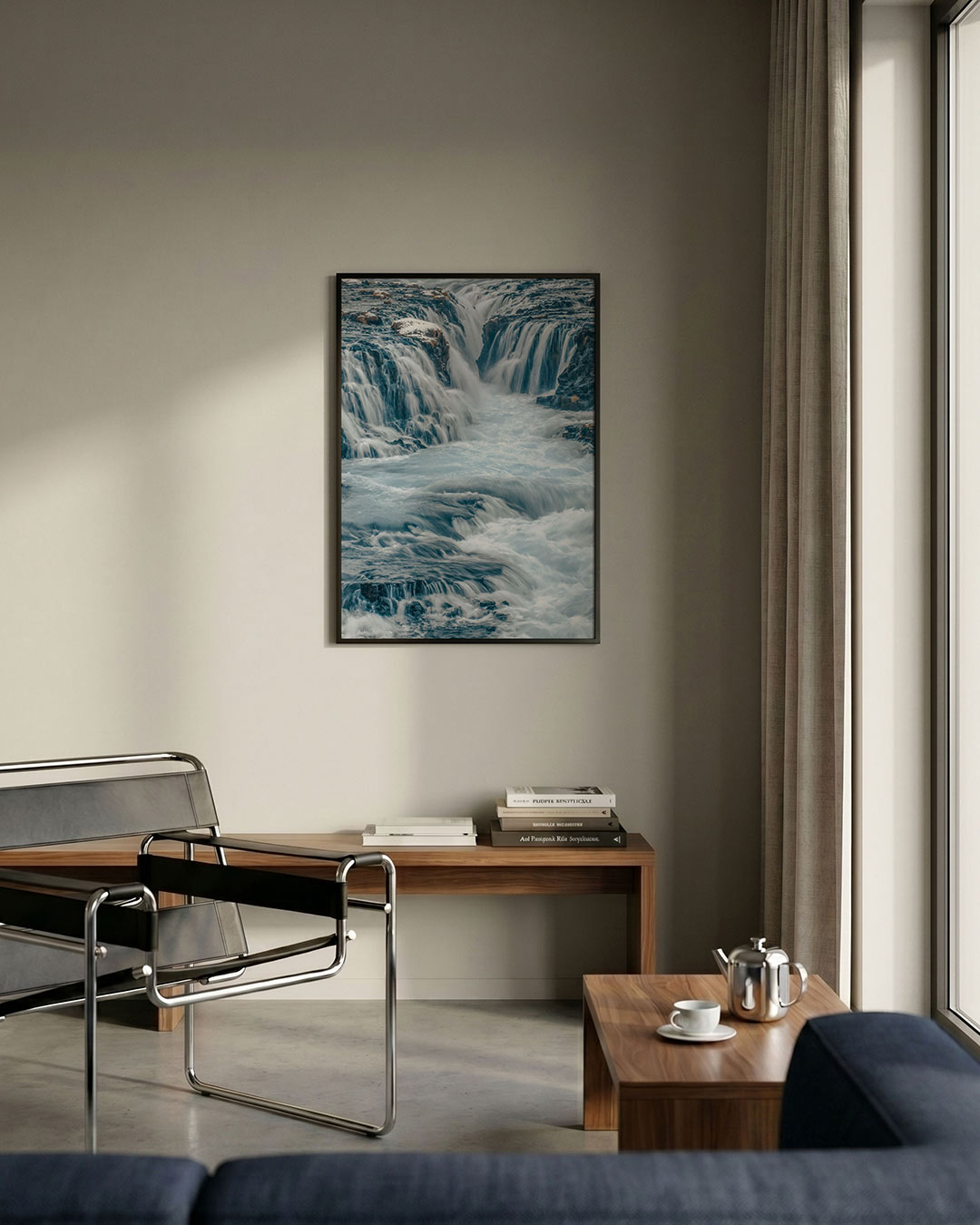 Dynamische waterval Poster
