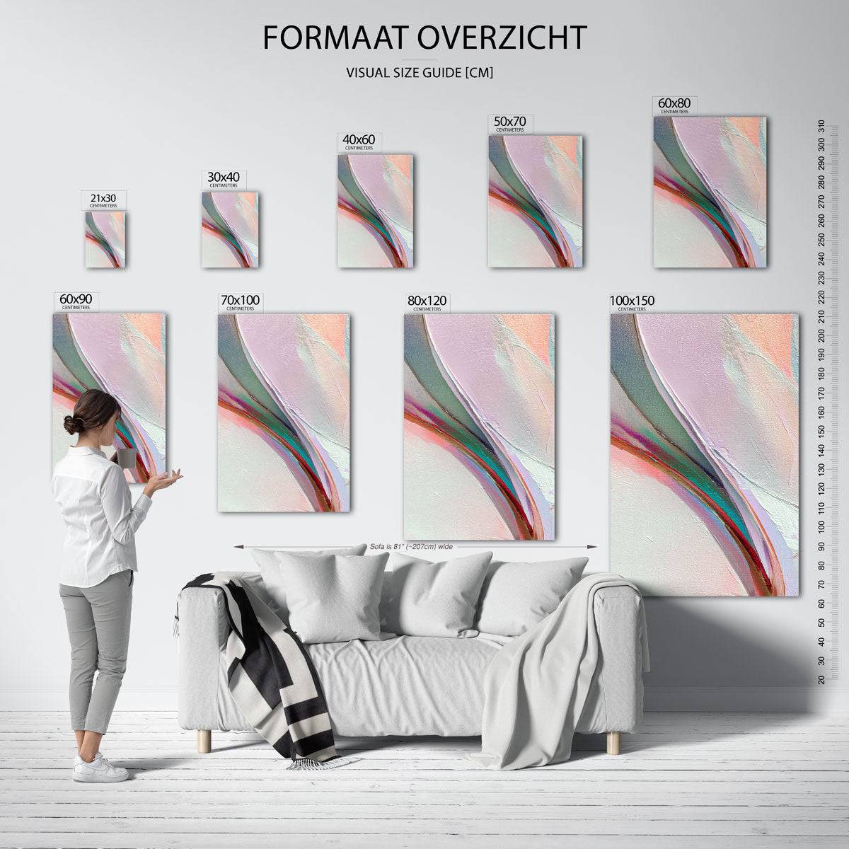 Abstracte vormen Poster