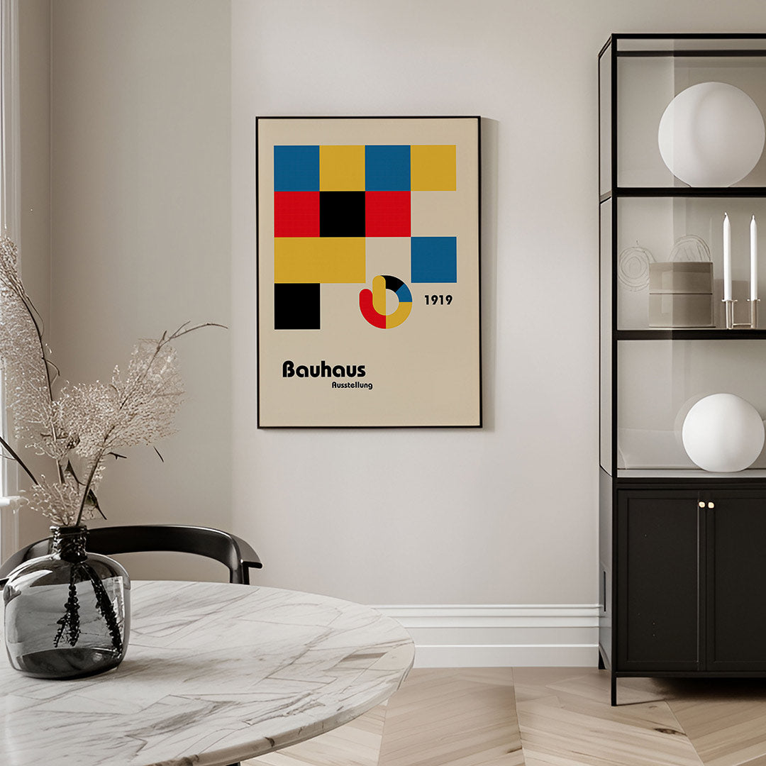 Vormen en vlakkenspel Poster