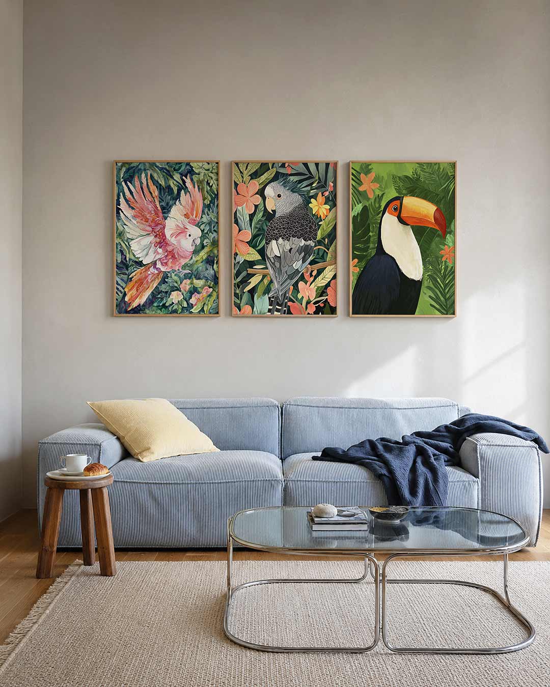 Vleugels en bladeren Posterset