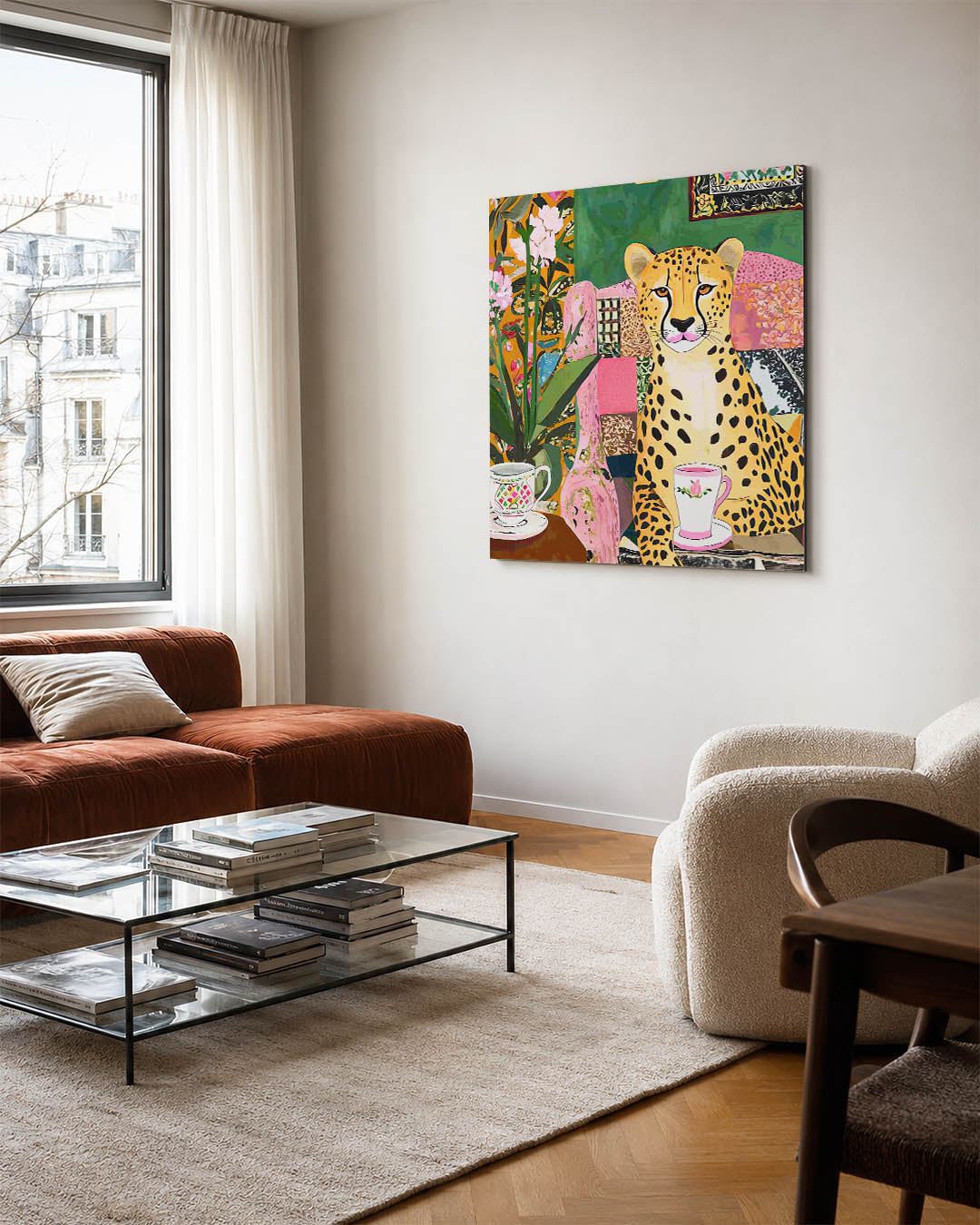 Vrolijke dierenkamer Kunstwerk