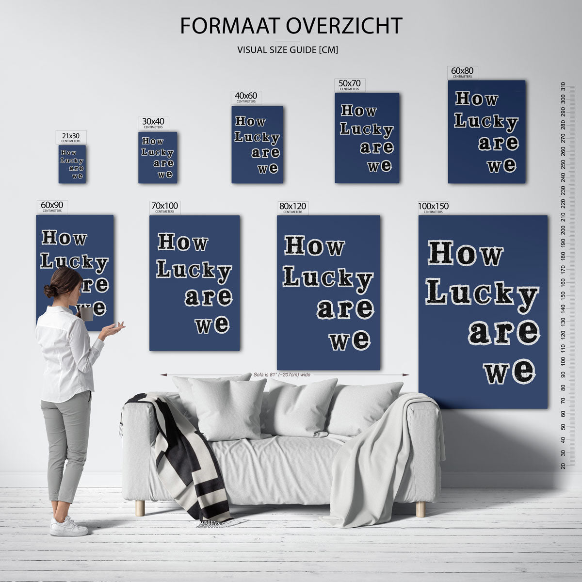 How lucky are we Poster
