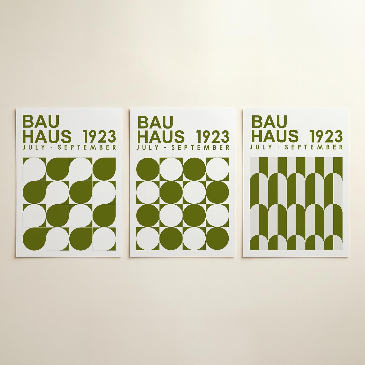 Vormen en vlakken Posterset
