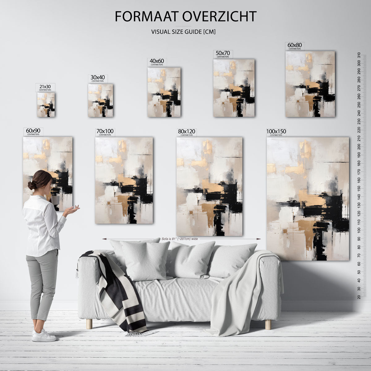 Abstracte vormen Poster