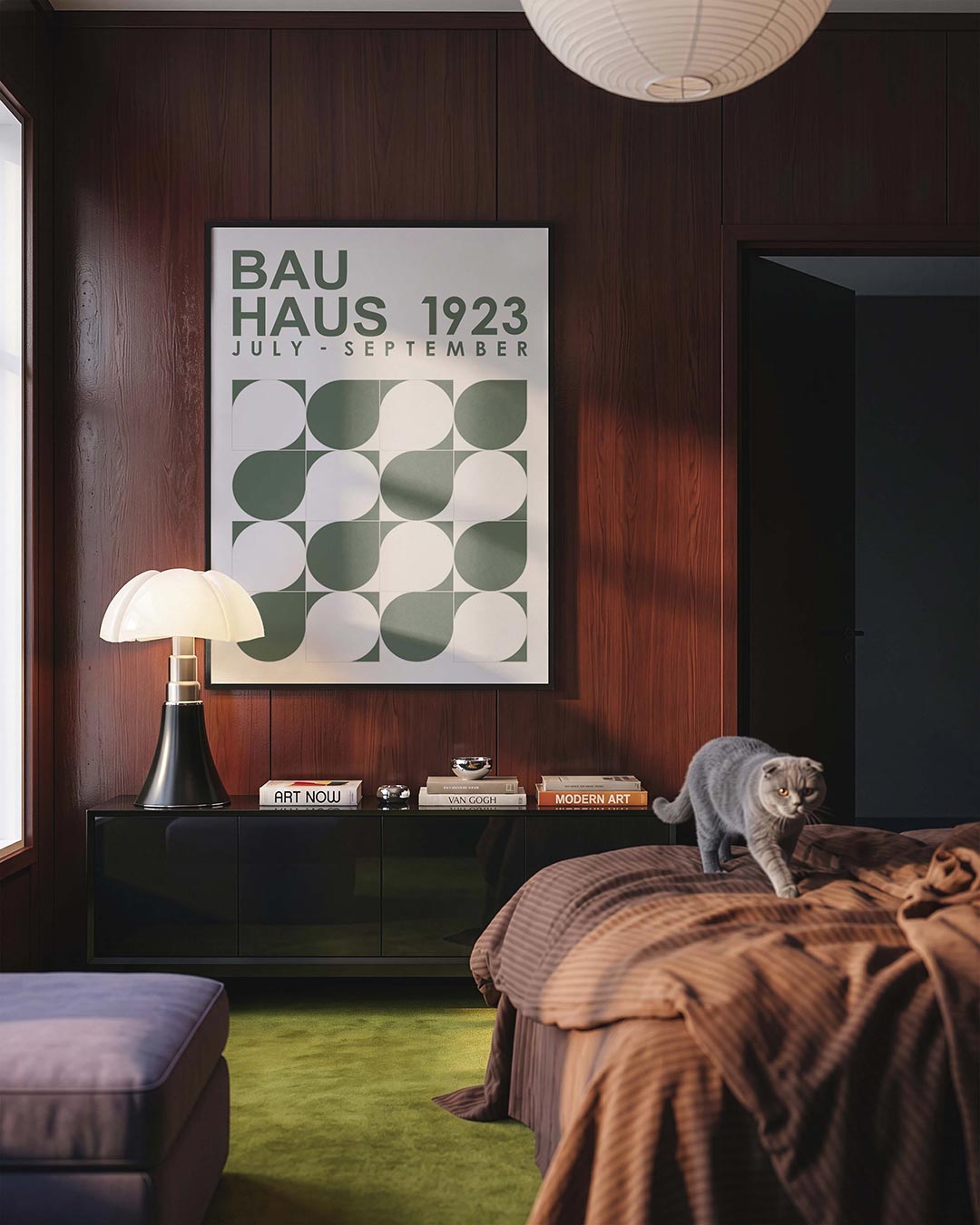 Vormritme en kleur Poster