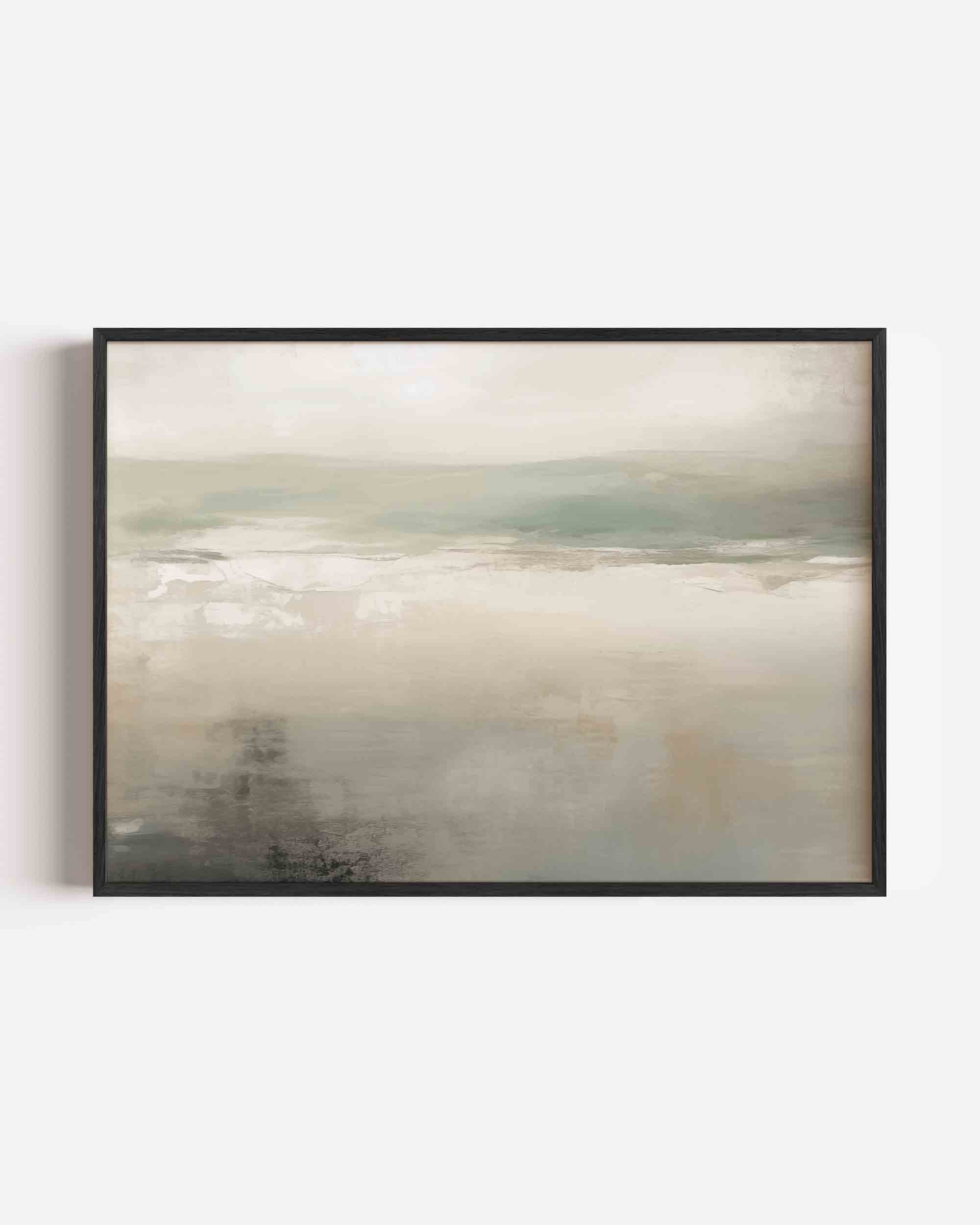 Abstracte landschapsweergave Poster