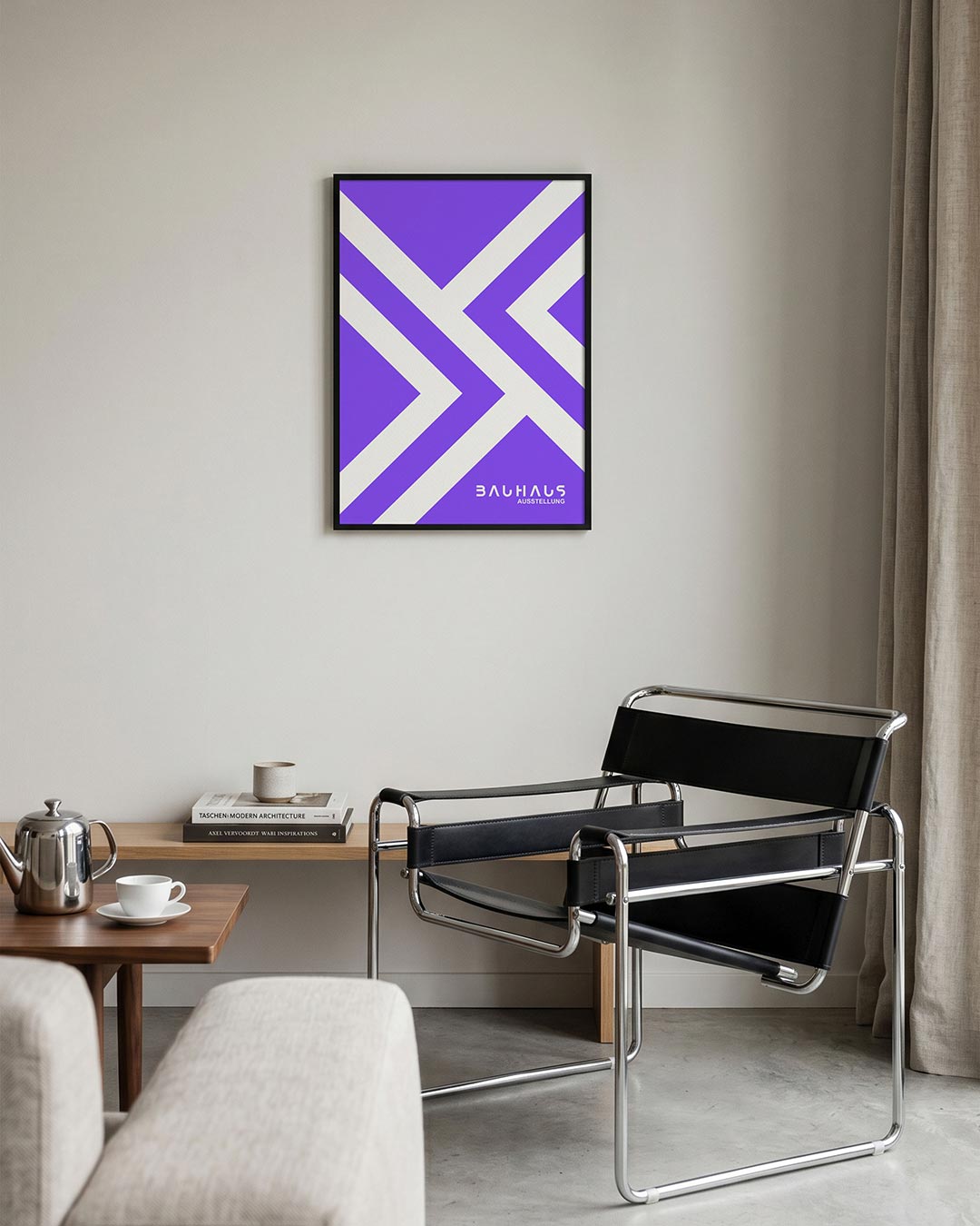 Lijnen en kleurvlakken Poster