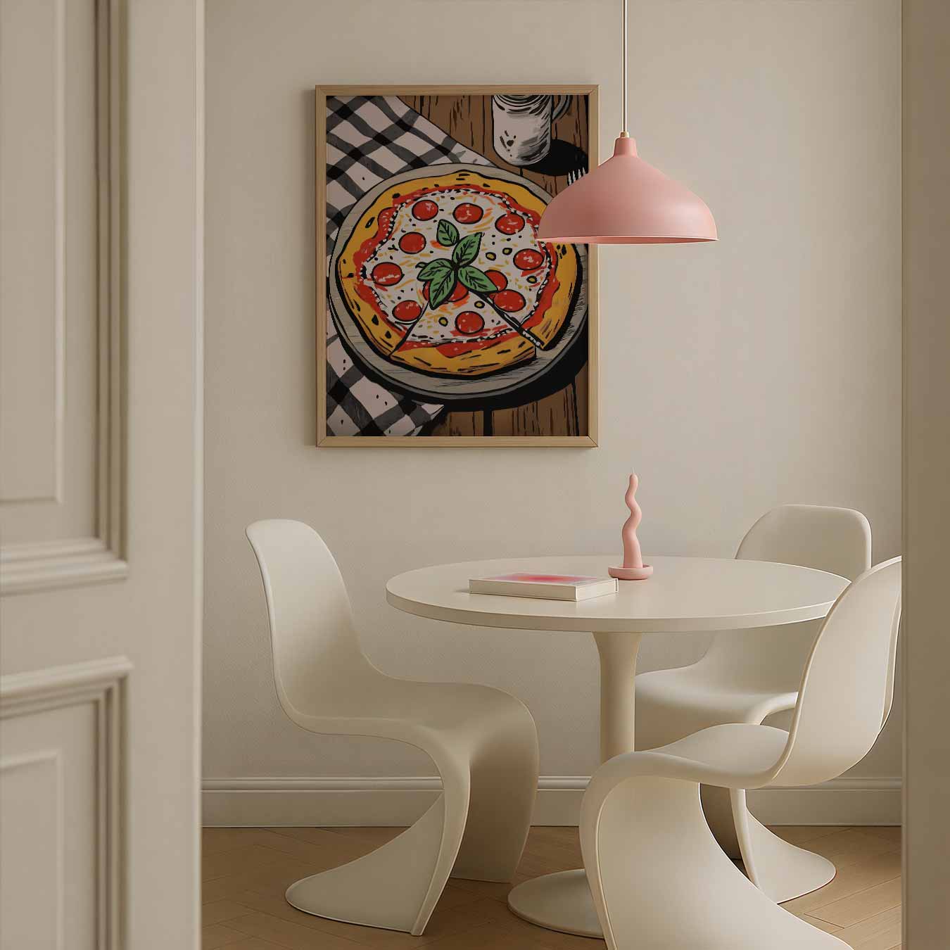 Smakelijke Pizza Art Poster-WallArtistic