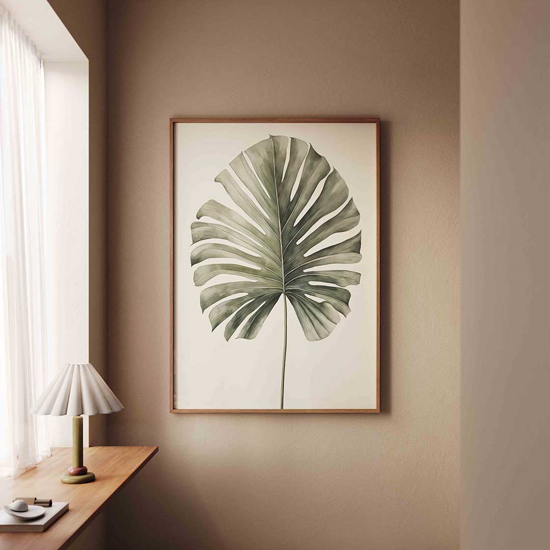 Monstera blad Poster