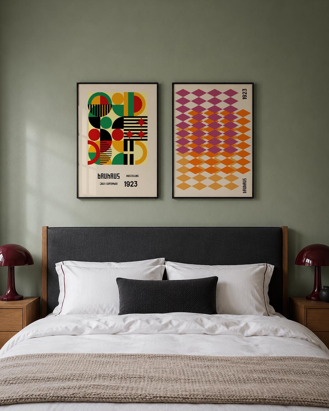 Kleurrijke vormenmix Posterset
