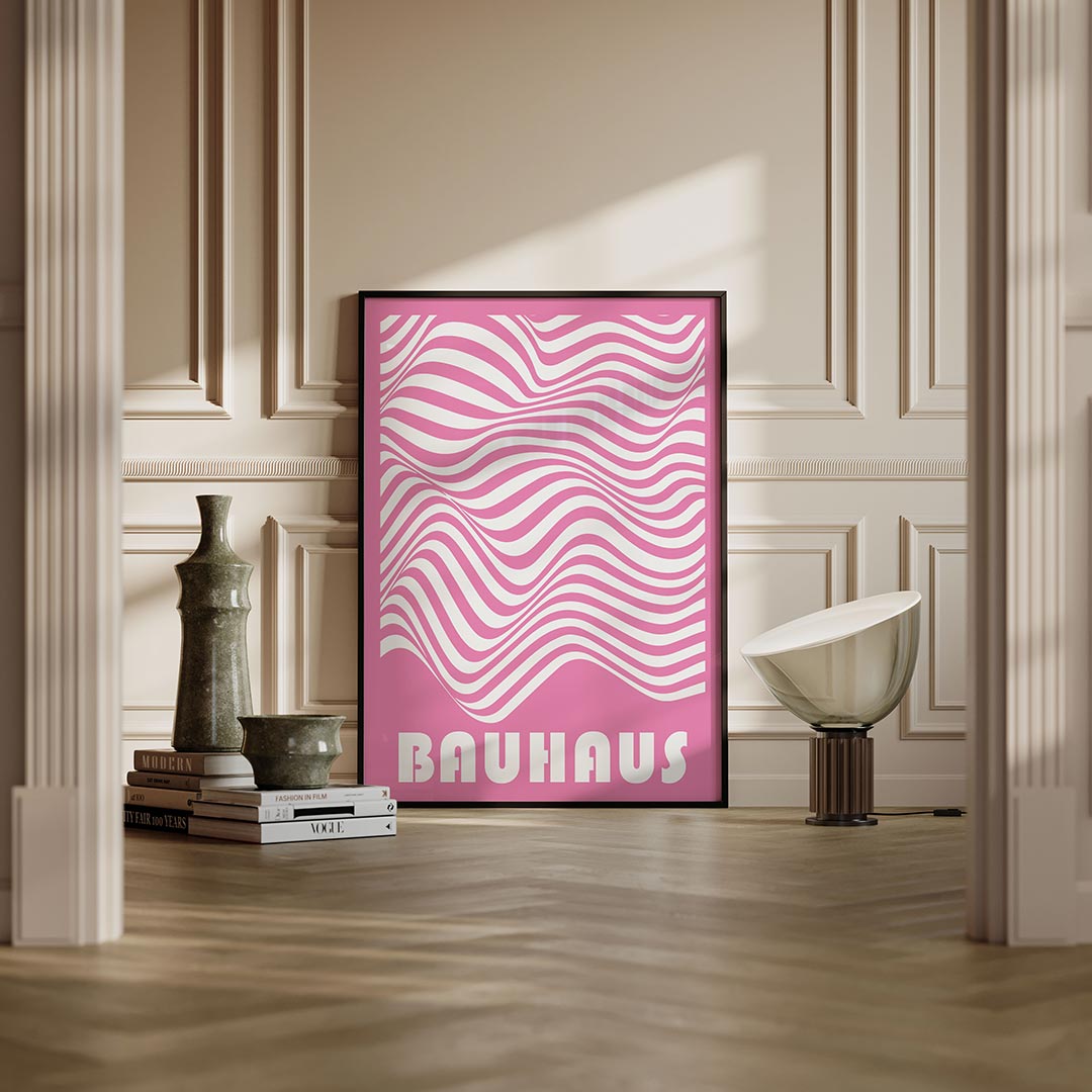 Golvend lijnenspel Poster
