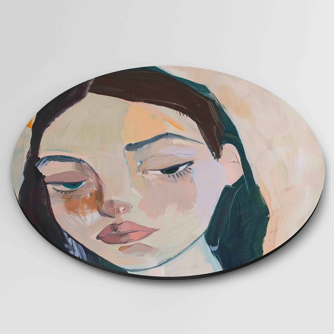 Portret vrouw Muurcirkel