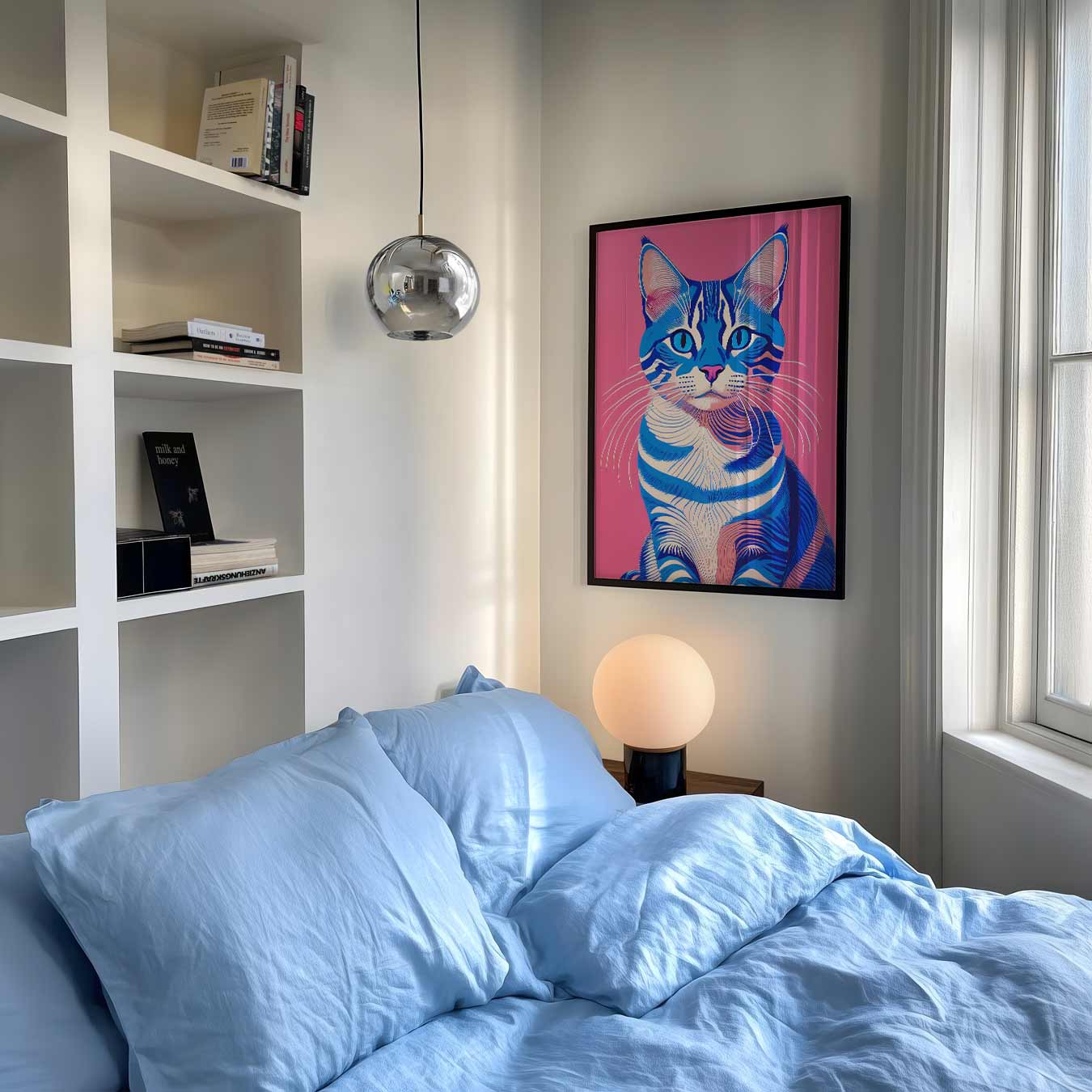 Hippe Kattenkunst Poster-WallArtistic