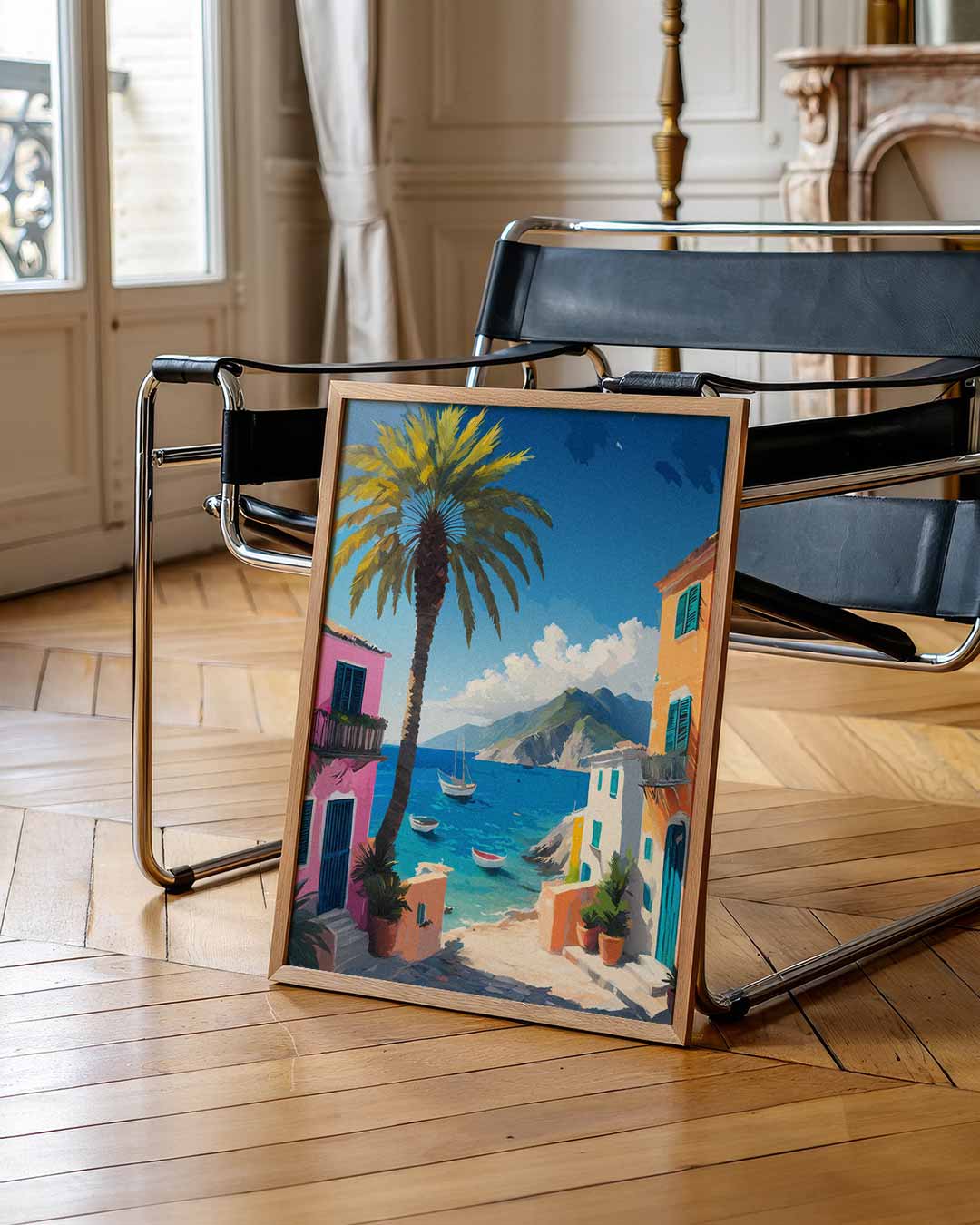 Mediterrane Droomlandschap Poster-WallArtistic