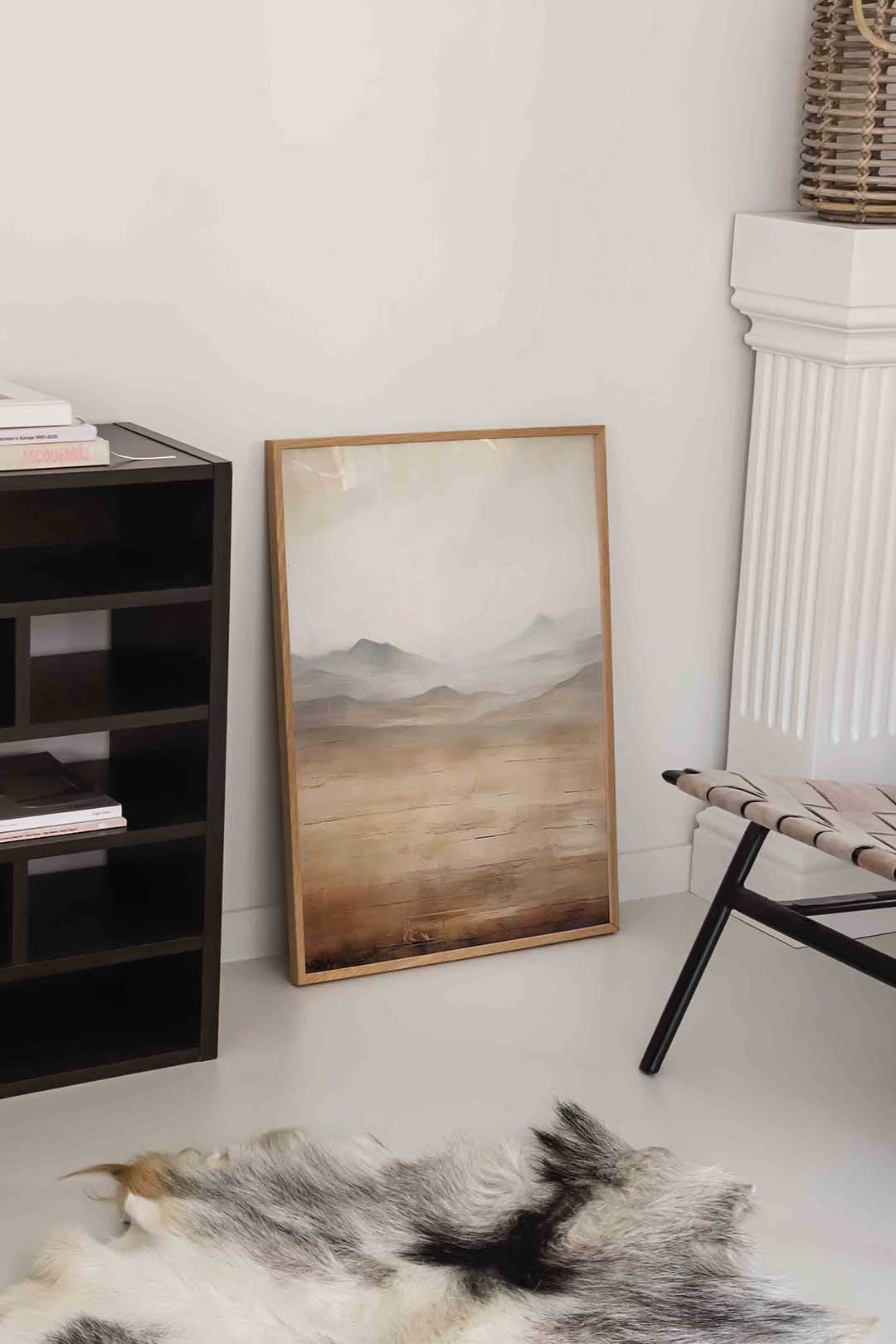Landschap met bergen Poster