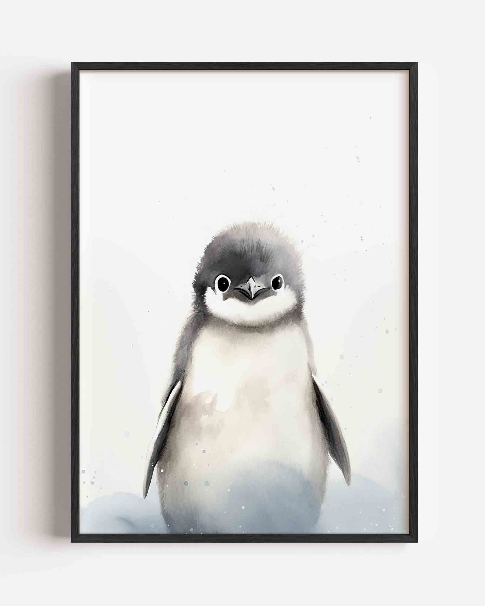 Schattige pinguïn Poster