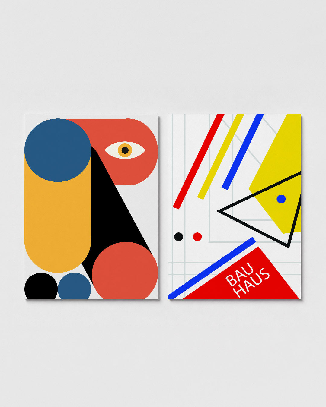 Vorm en kleurenspel Posterset