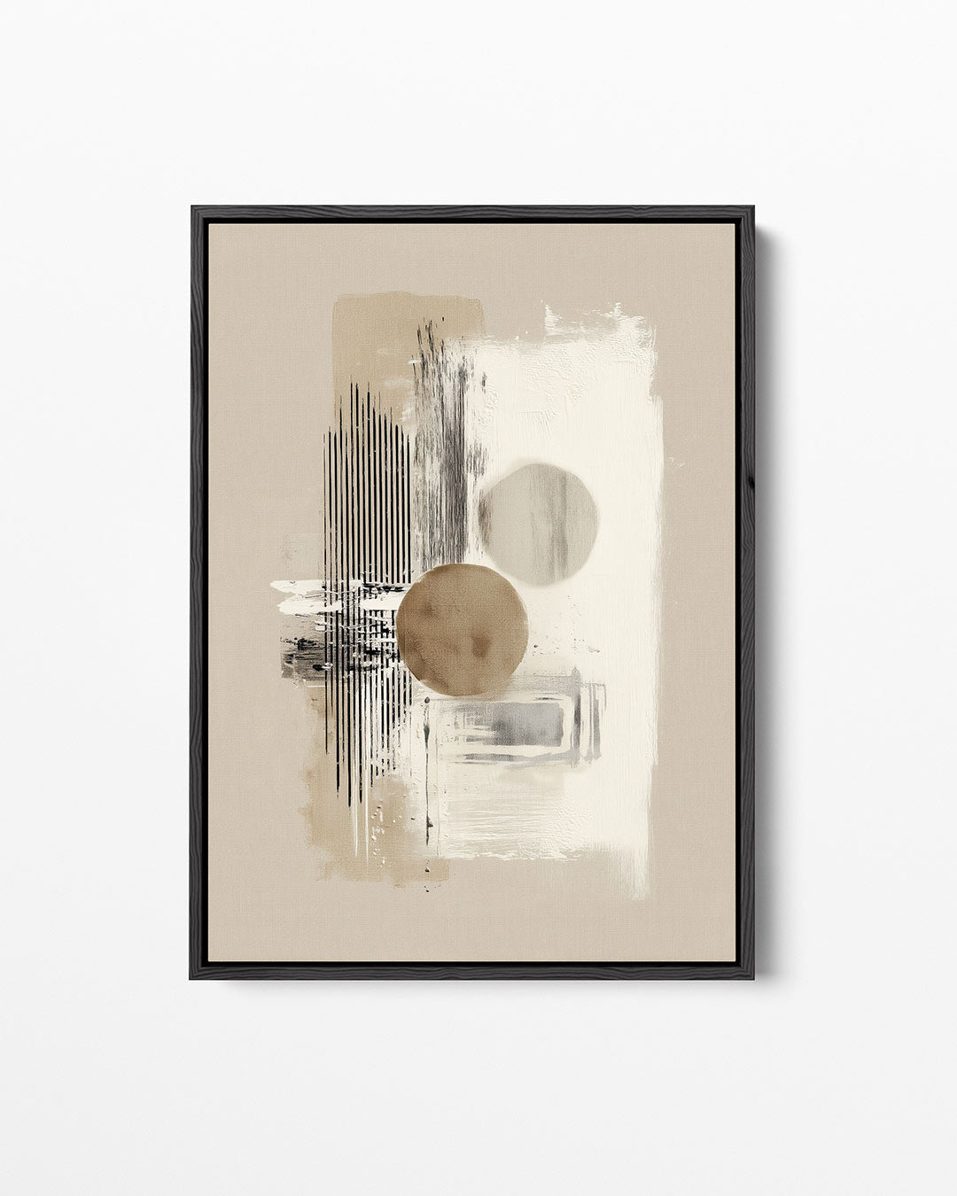 Geometrische vormen compositie Kunstwerk