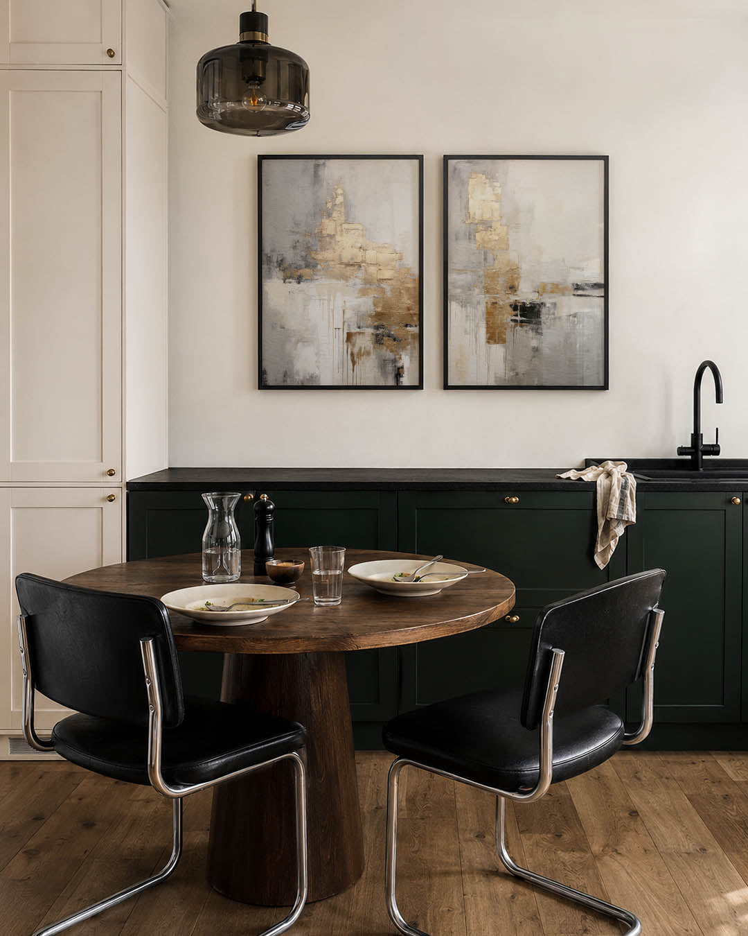 Gouden vervaging Posterset