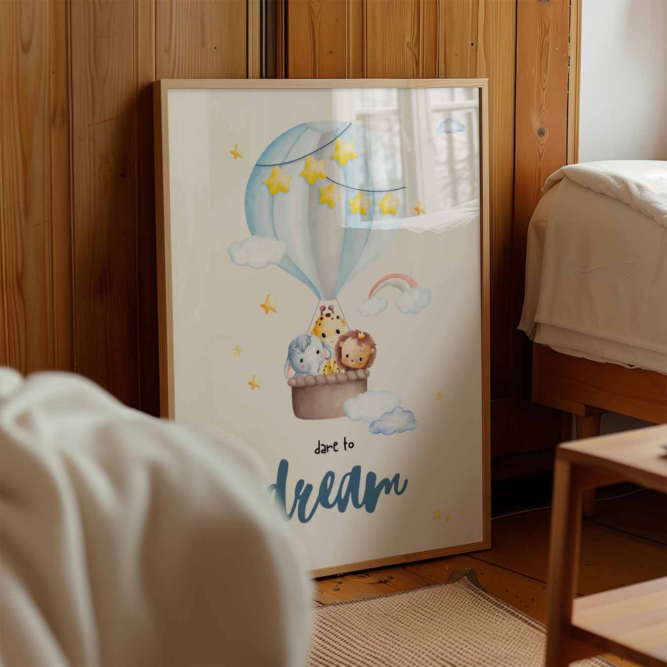 Dromerige Dieren Avontuur Poster-WallArtistic