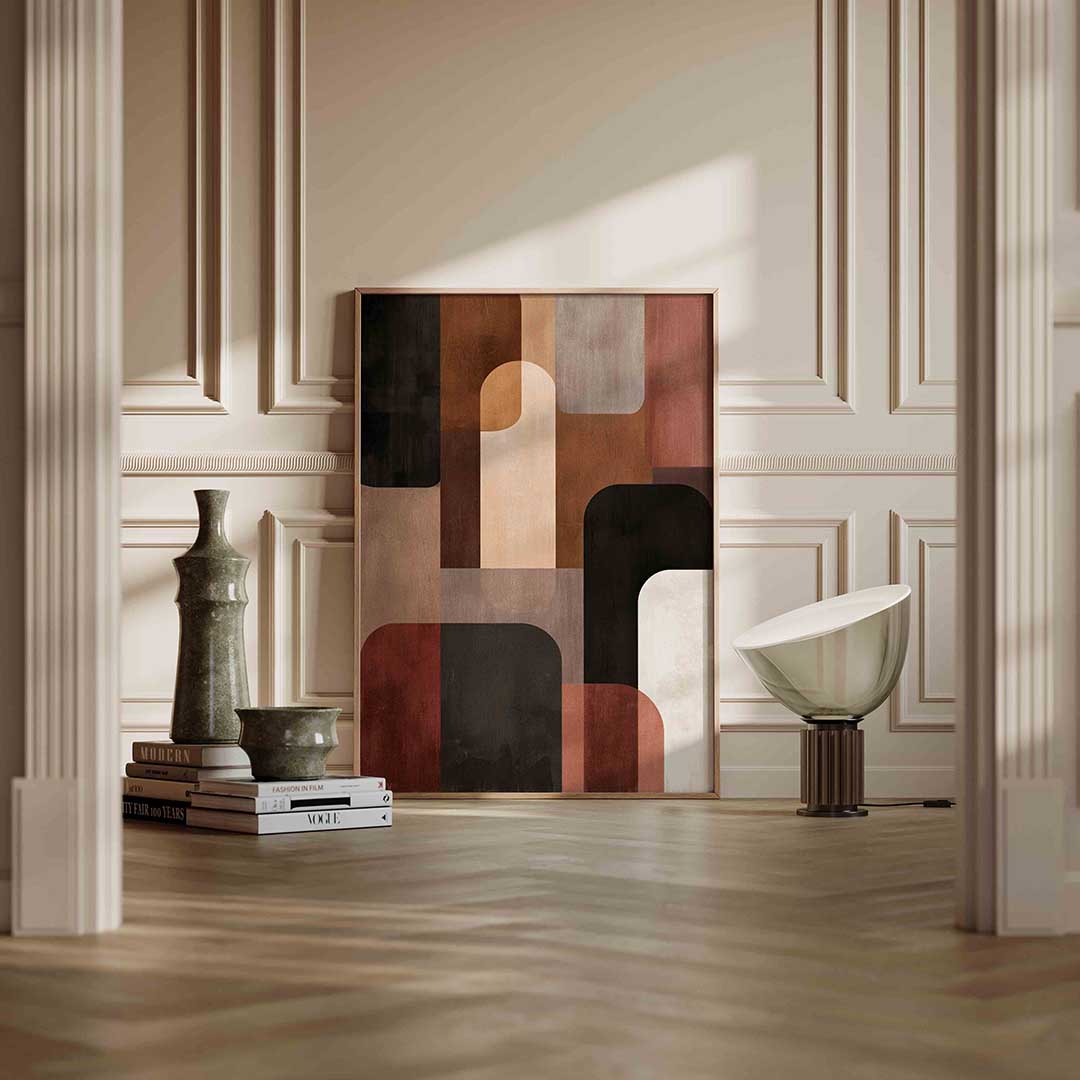 Abstracte vormen Poster