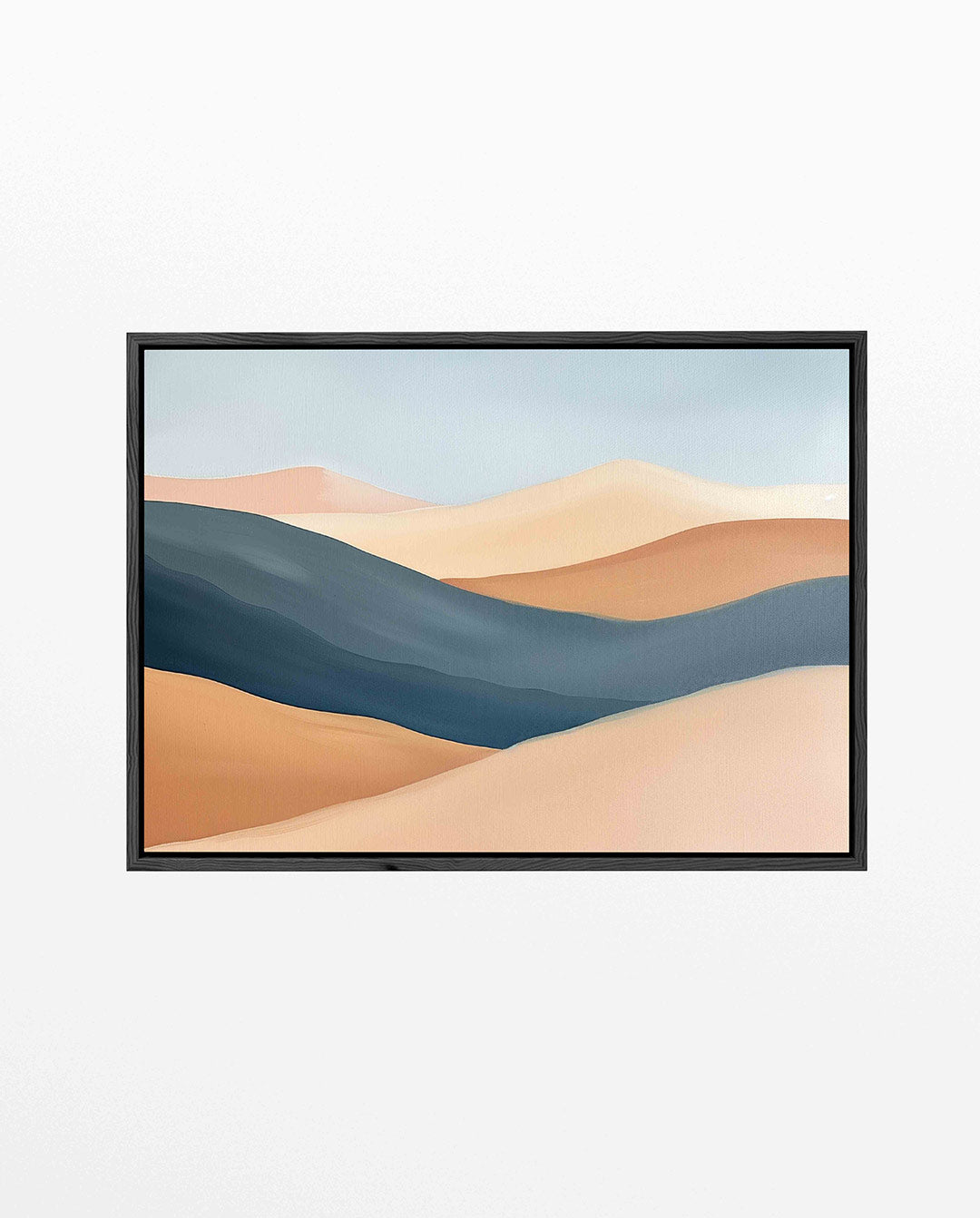 Zachte landschapsgolven Kunstwerk