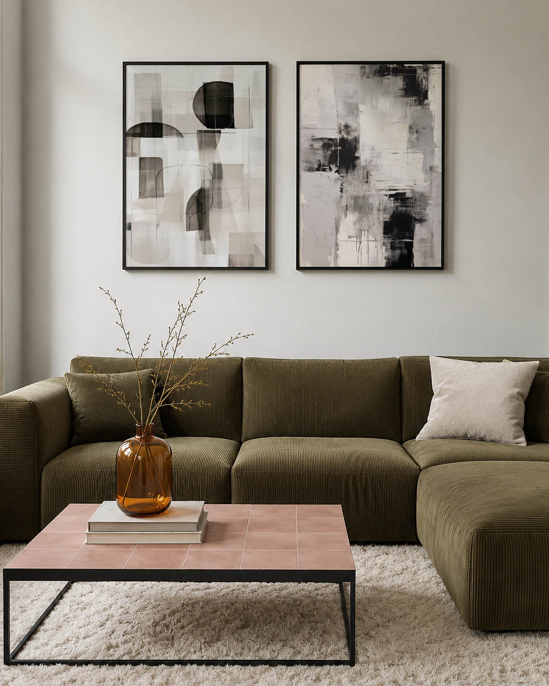 Vorm en schaduw Posterset