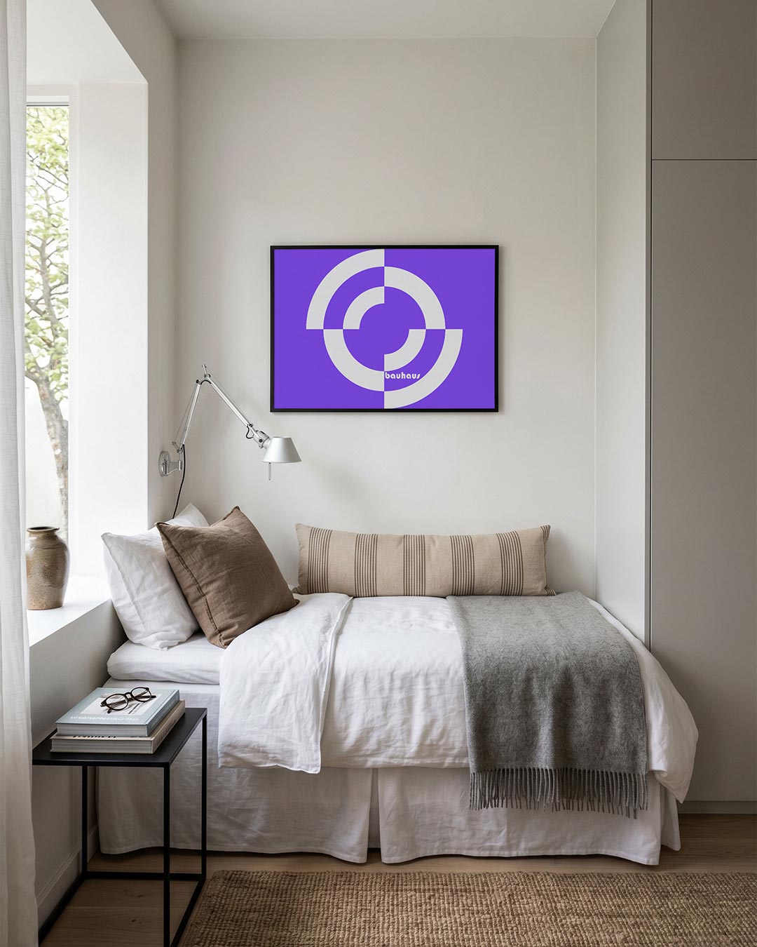 Cirkelvormen en lijnen Poster