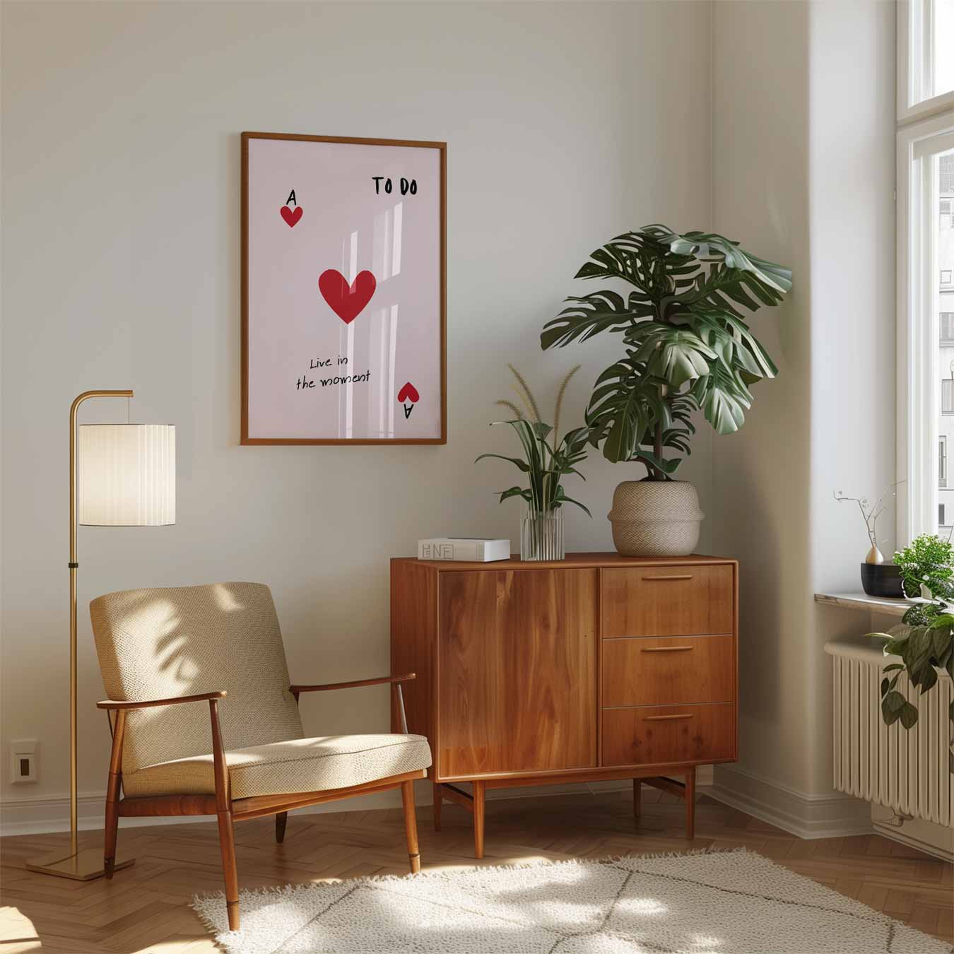Romantische Hart Poster-WallArtistic