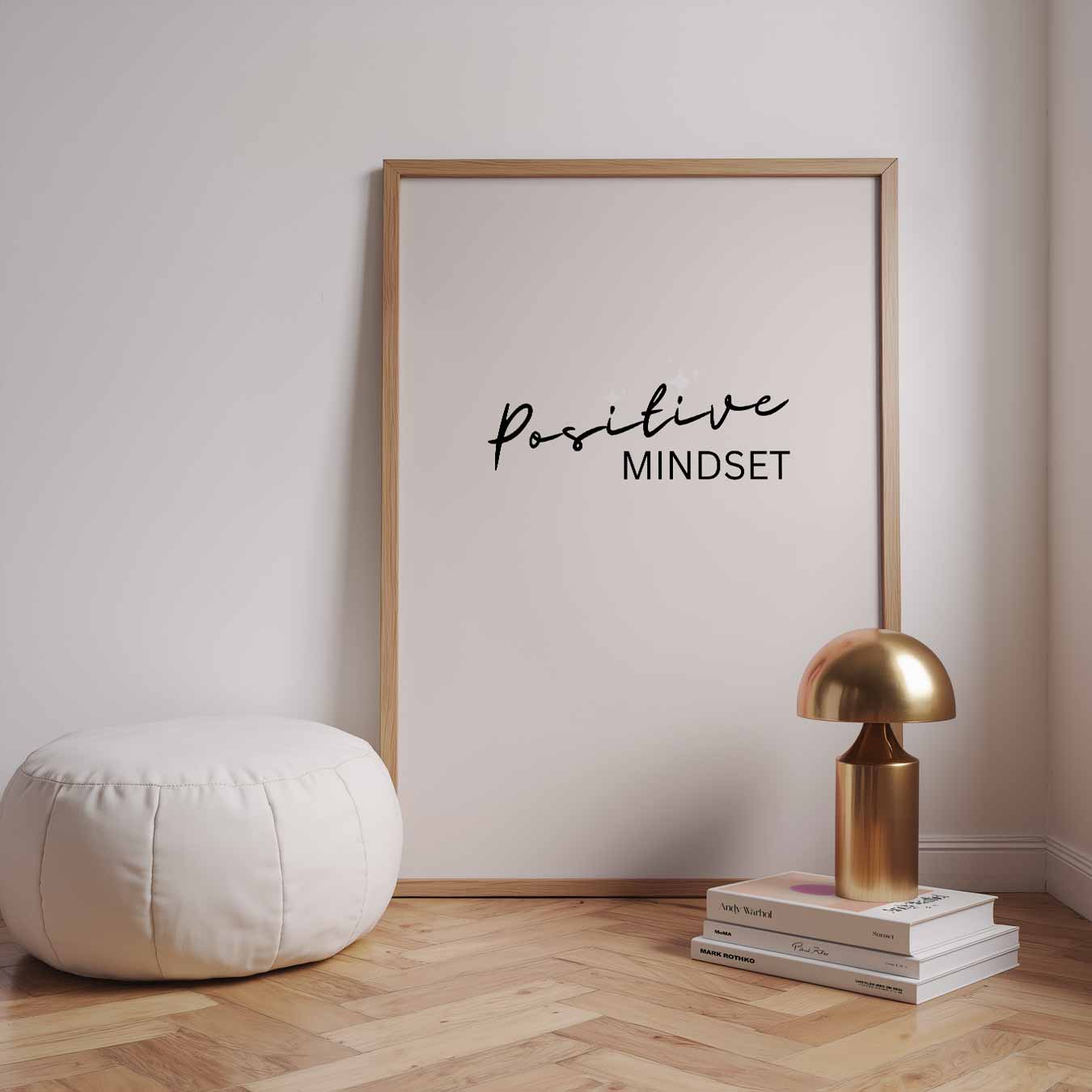 Positive Mindset Poster-WallArtistic