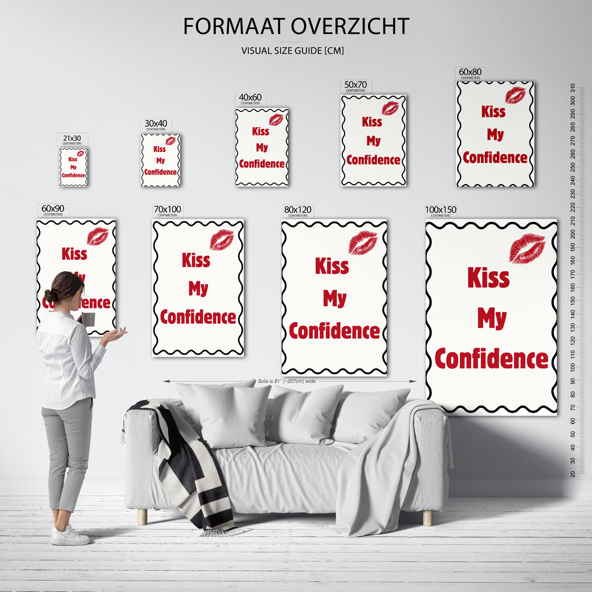 Kiss my confidence Poster