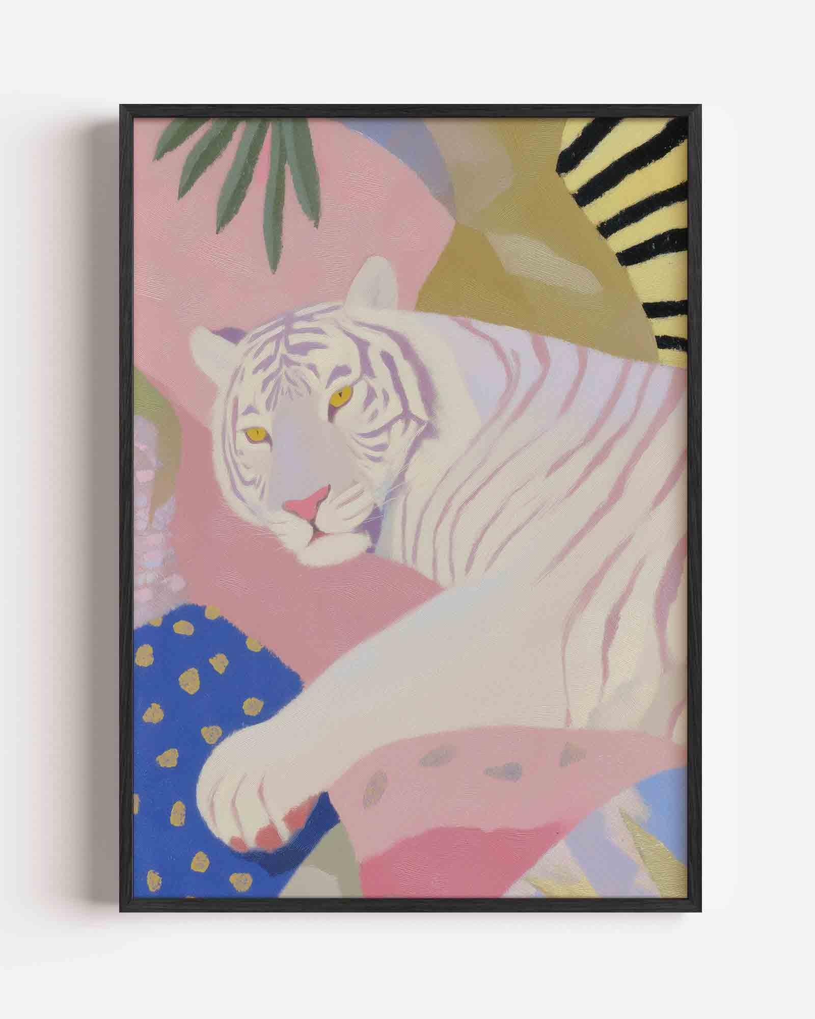 Witte tijger Poster