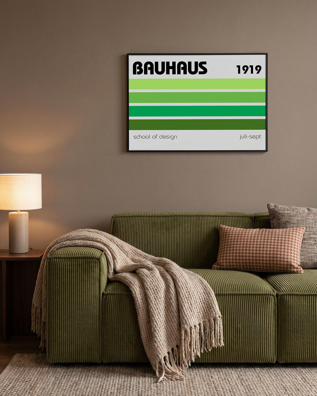 Lijnen en kleurvlakken Poster