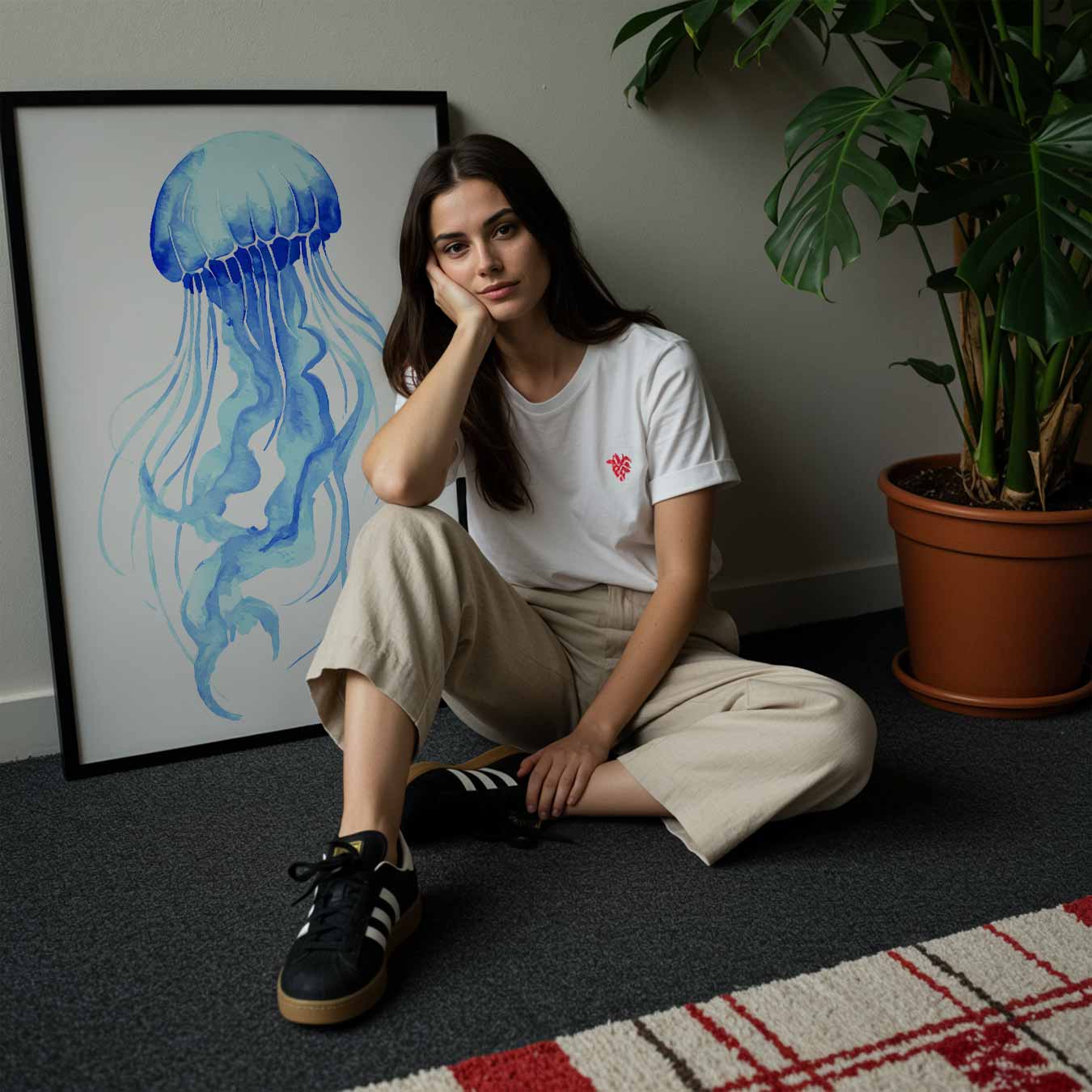 Sereen Medusa Kunstwerk Poster-WallArtistic