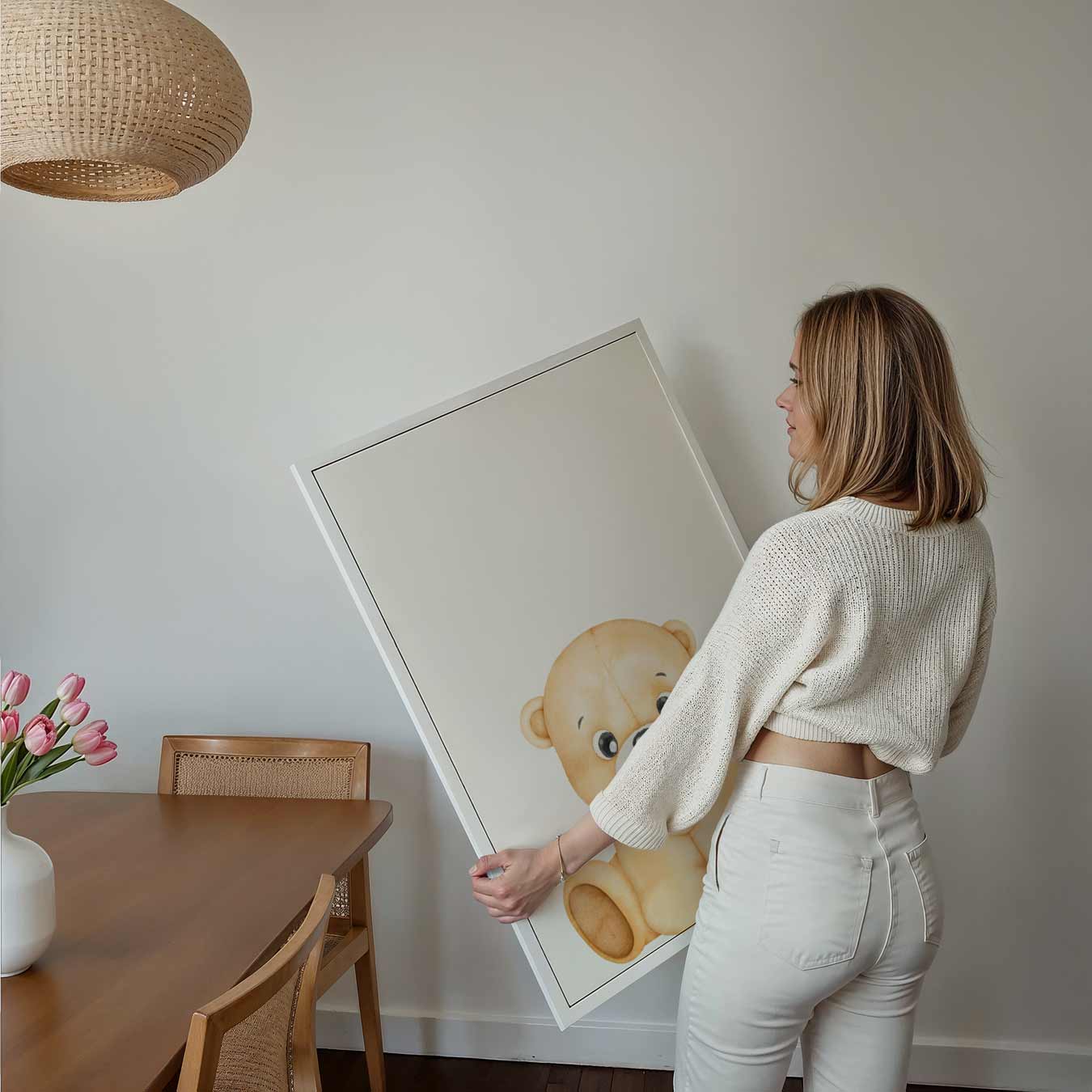 Schattige Beer Kinderkamer Poster-WallArtistic
