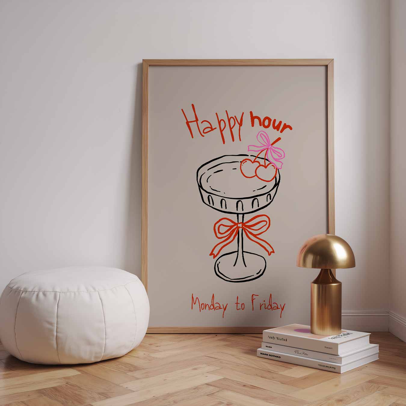Happy Hour Poster-WallArtistic
