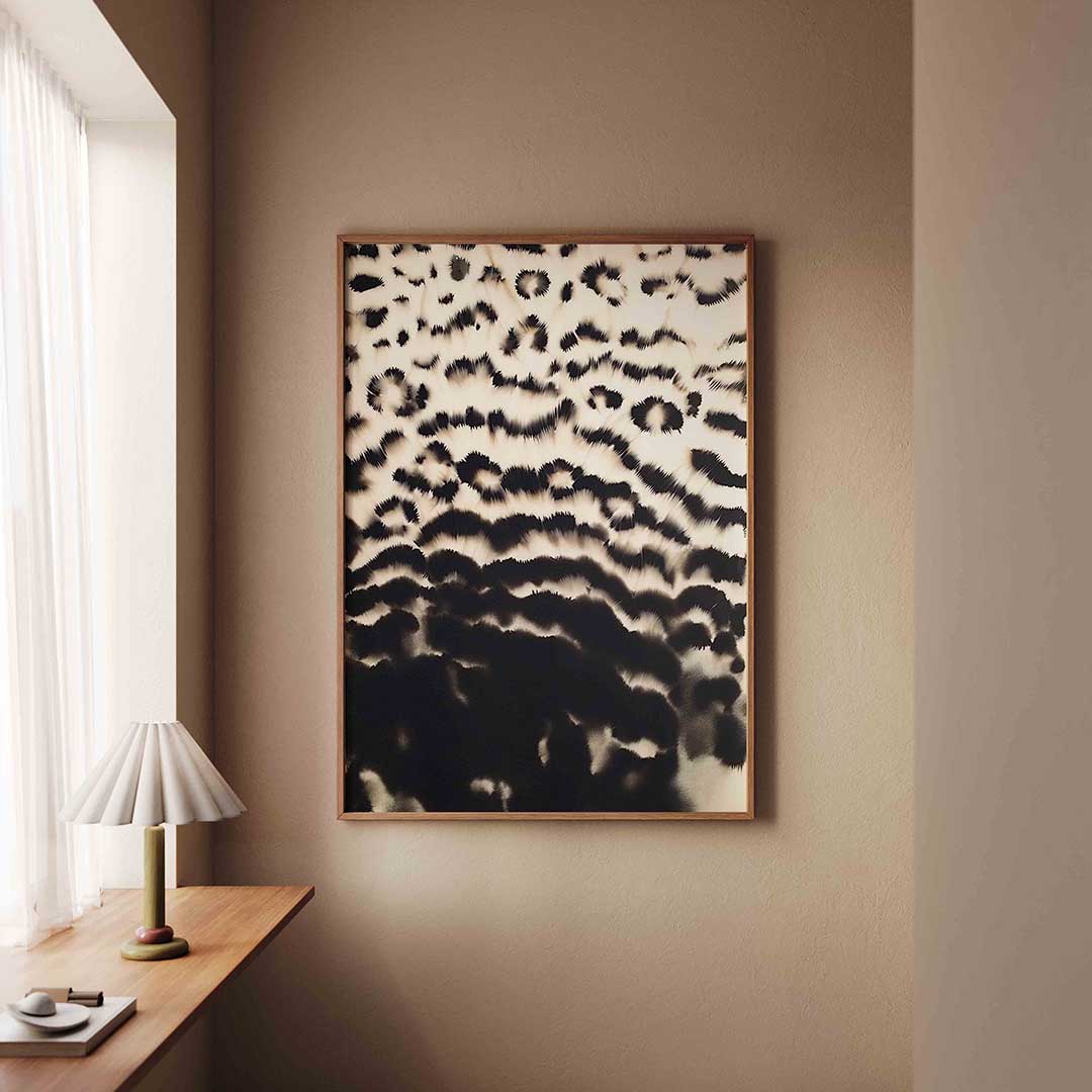 Zwart witte patronen Poster