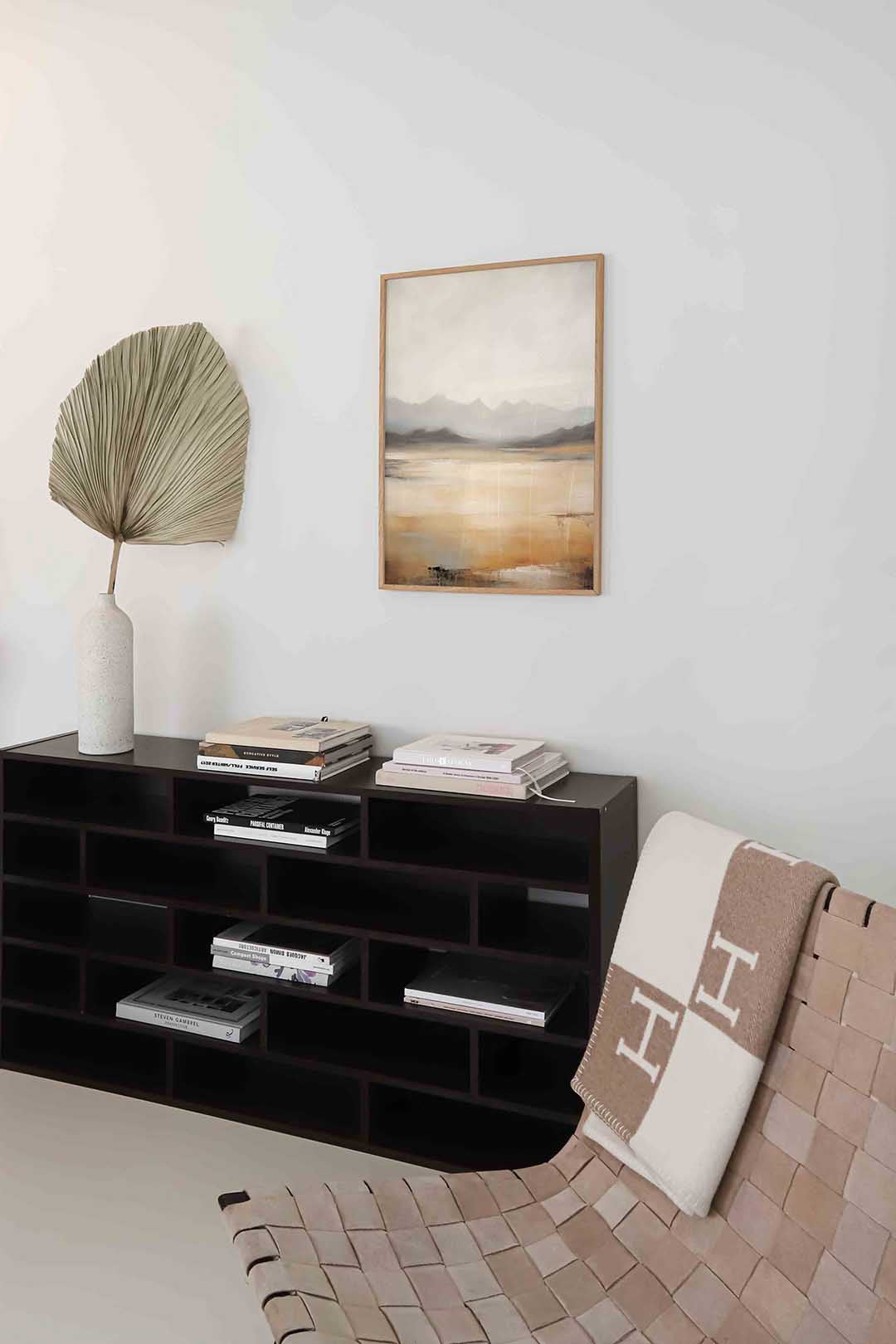 Landschap met bergen Poster