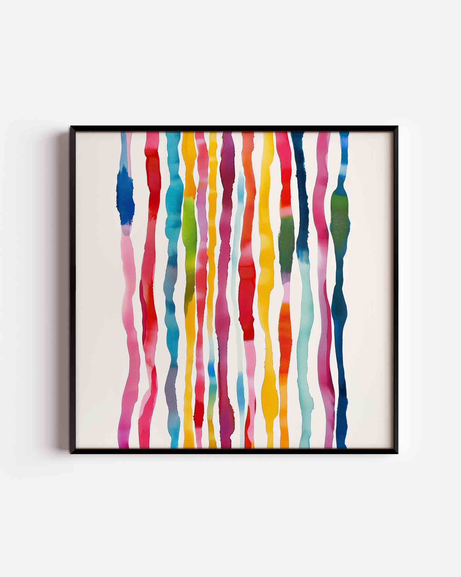 Verticale strepen Poster