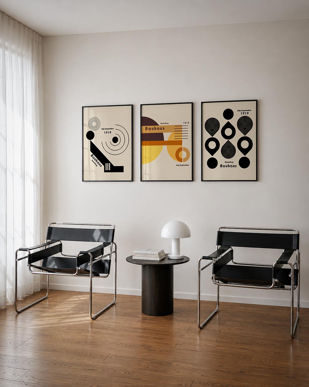 Cirkel en lijnenspel Posterset