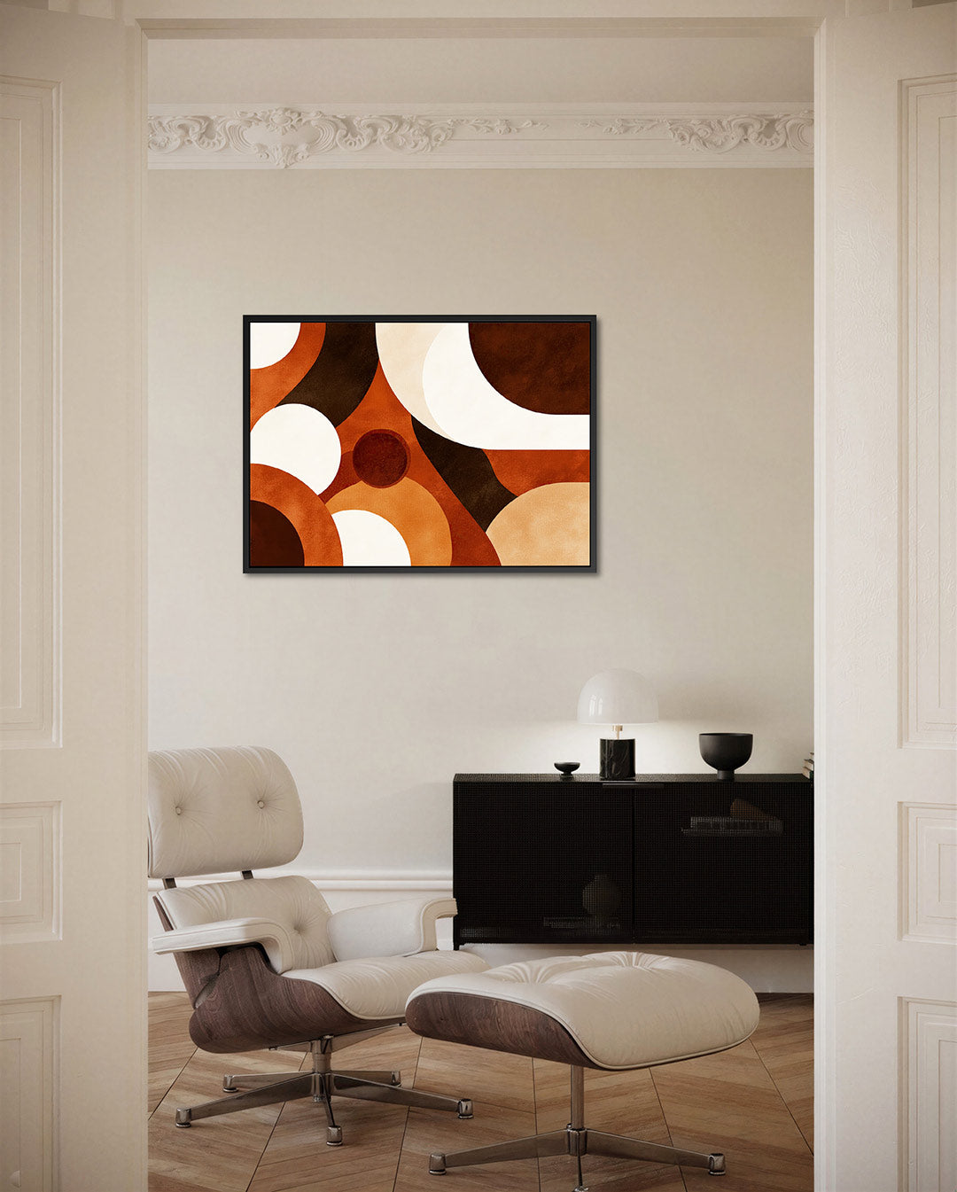 Organische vormen compositie Kunstwerk