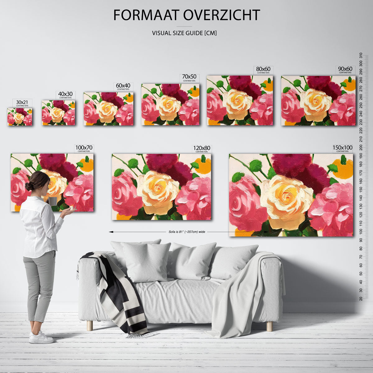 Bloemen in volle bloei Poster