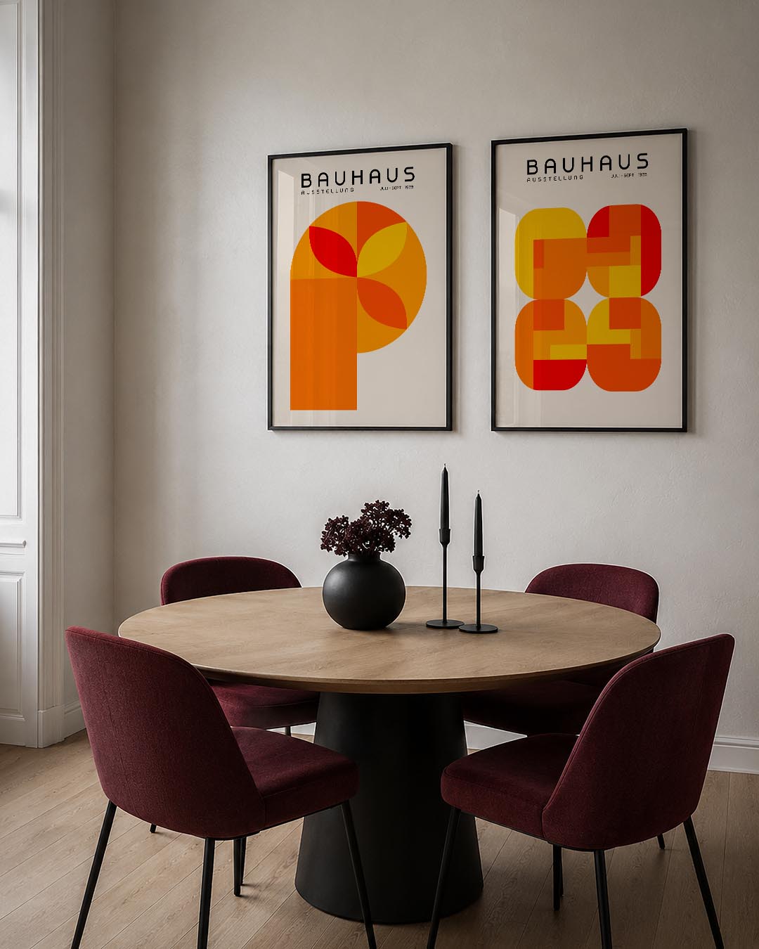 Vorm en kleurenspel Posterset