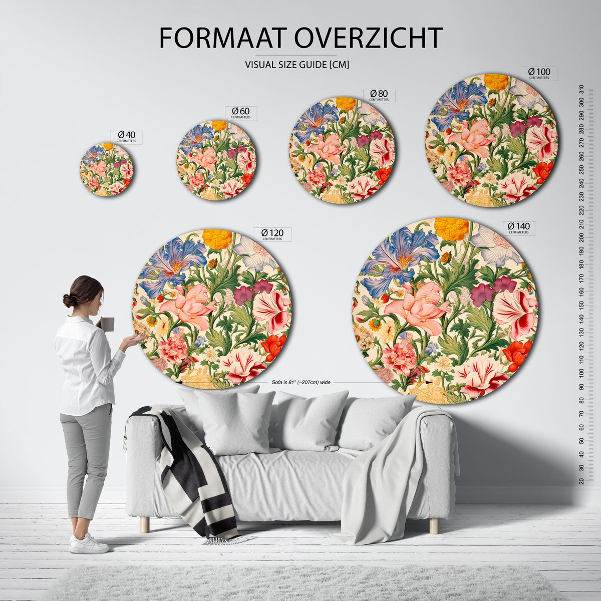 Bloemenpracht Muurcirkel