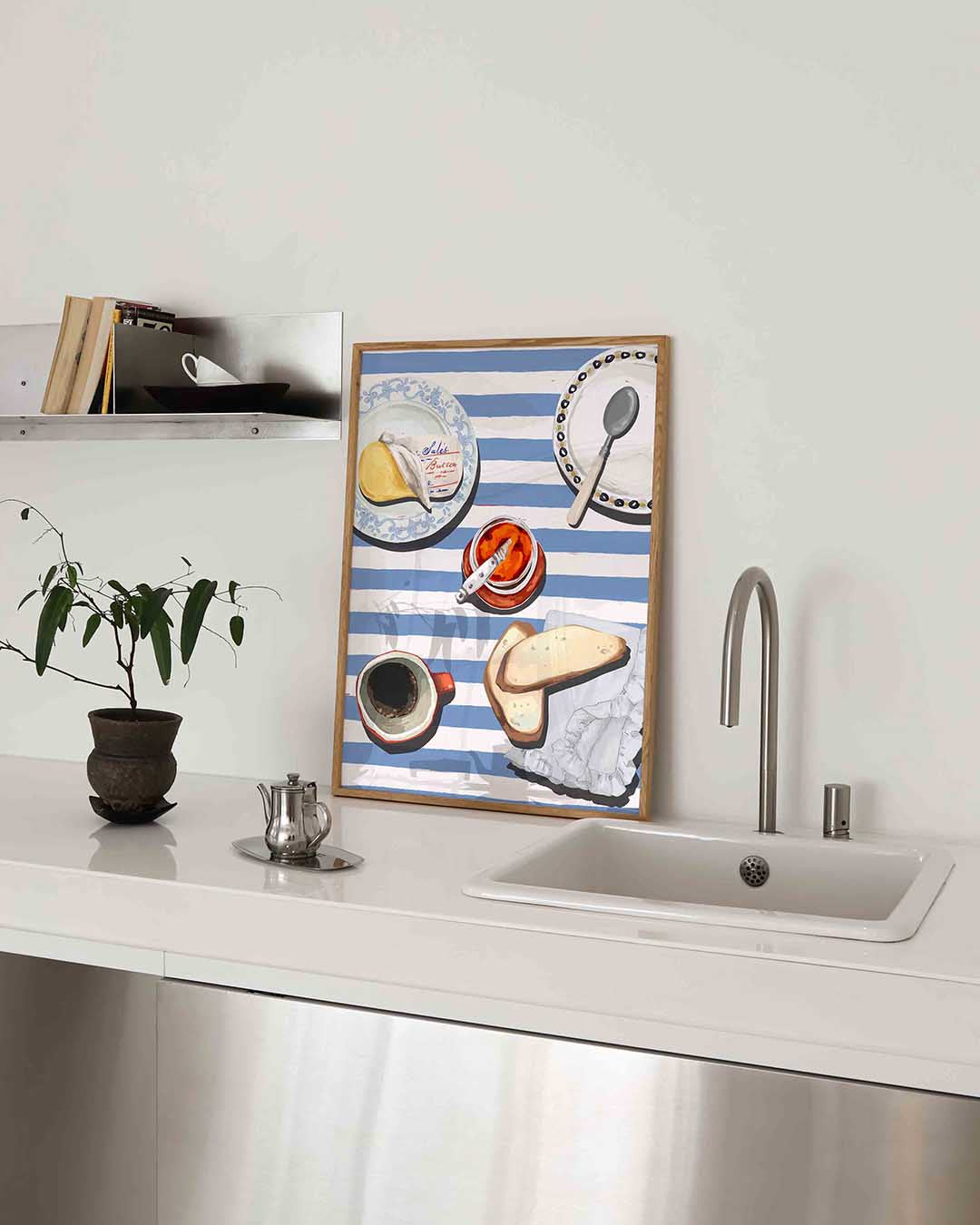 Ontbijt tafel Poster
