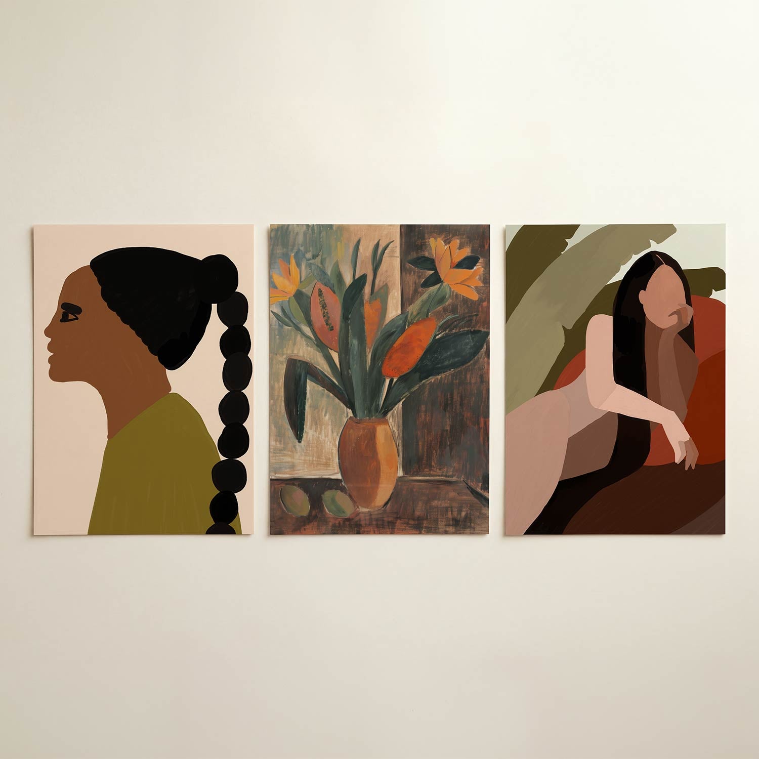 Vorm en silhouet Posterset