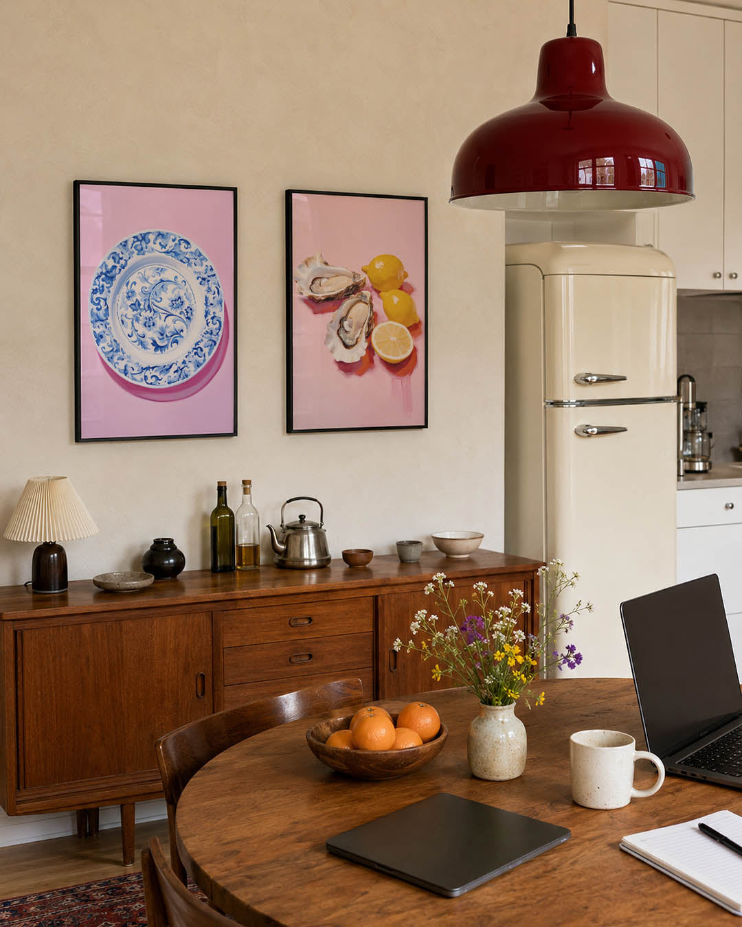 Bloemrijk servies Posterset