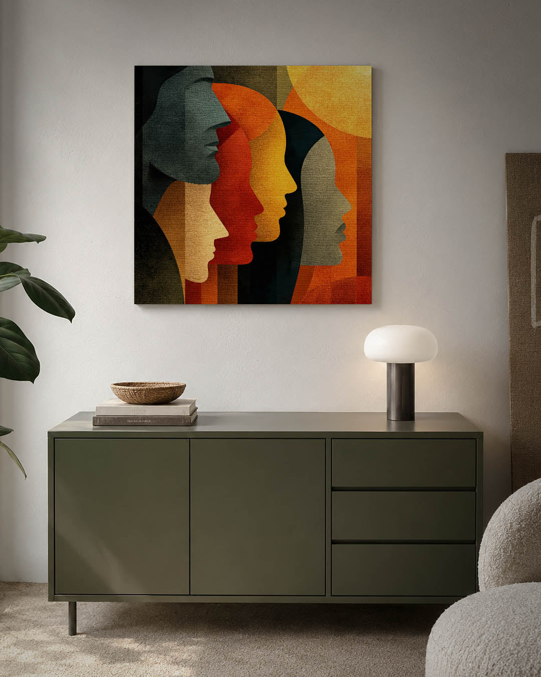 Geometrische profielen Kunstwerk