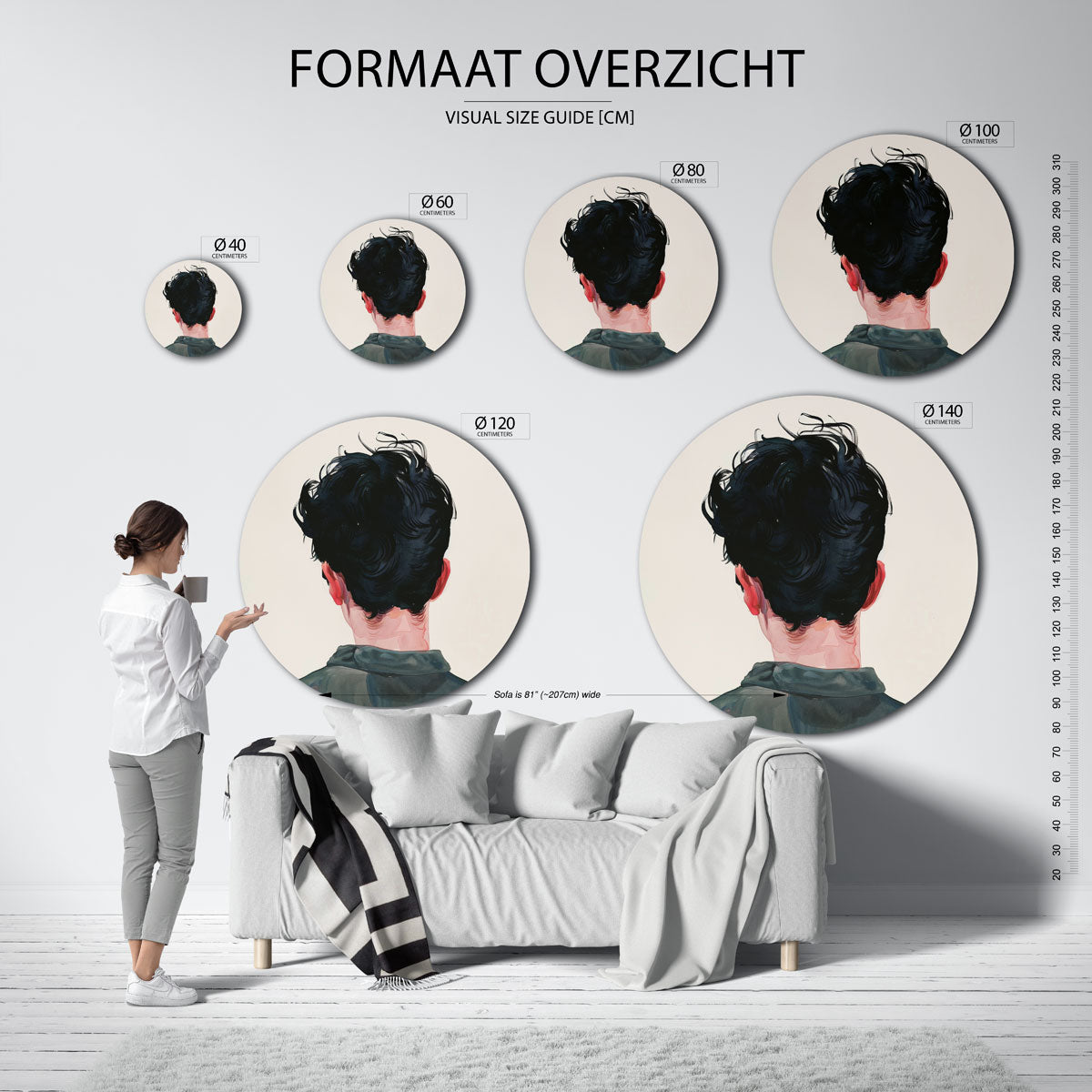 Achterkant hoofd Muurcirkel