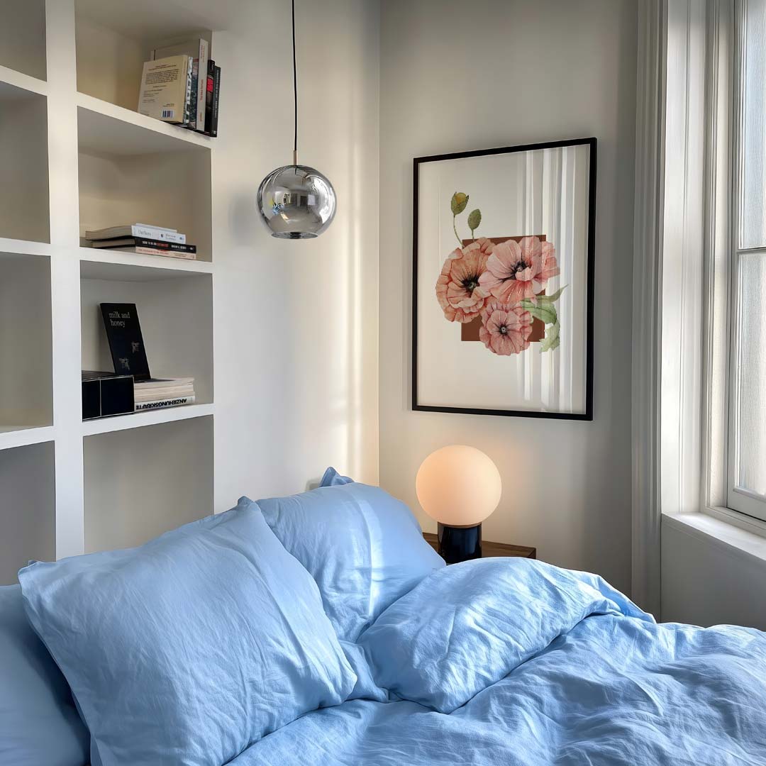 Bloemrijke Poppies Poster-WallArtistic